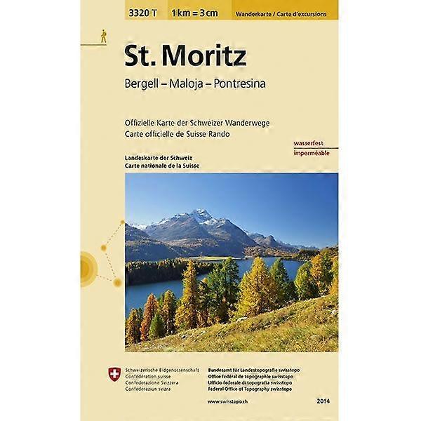 St. Moritz Walking Map 3320t