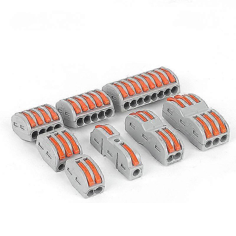 Compact Automatic Electrical Connection Terminals, 4 Holes, 100pcs, Suitable for Certain Brands