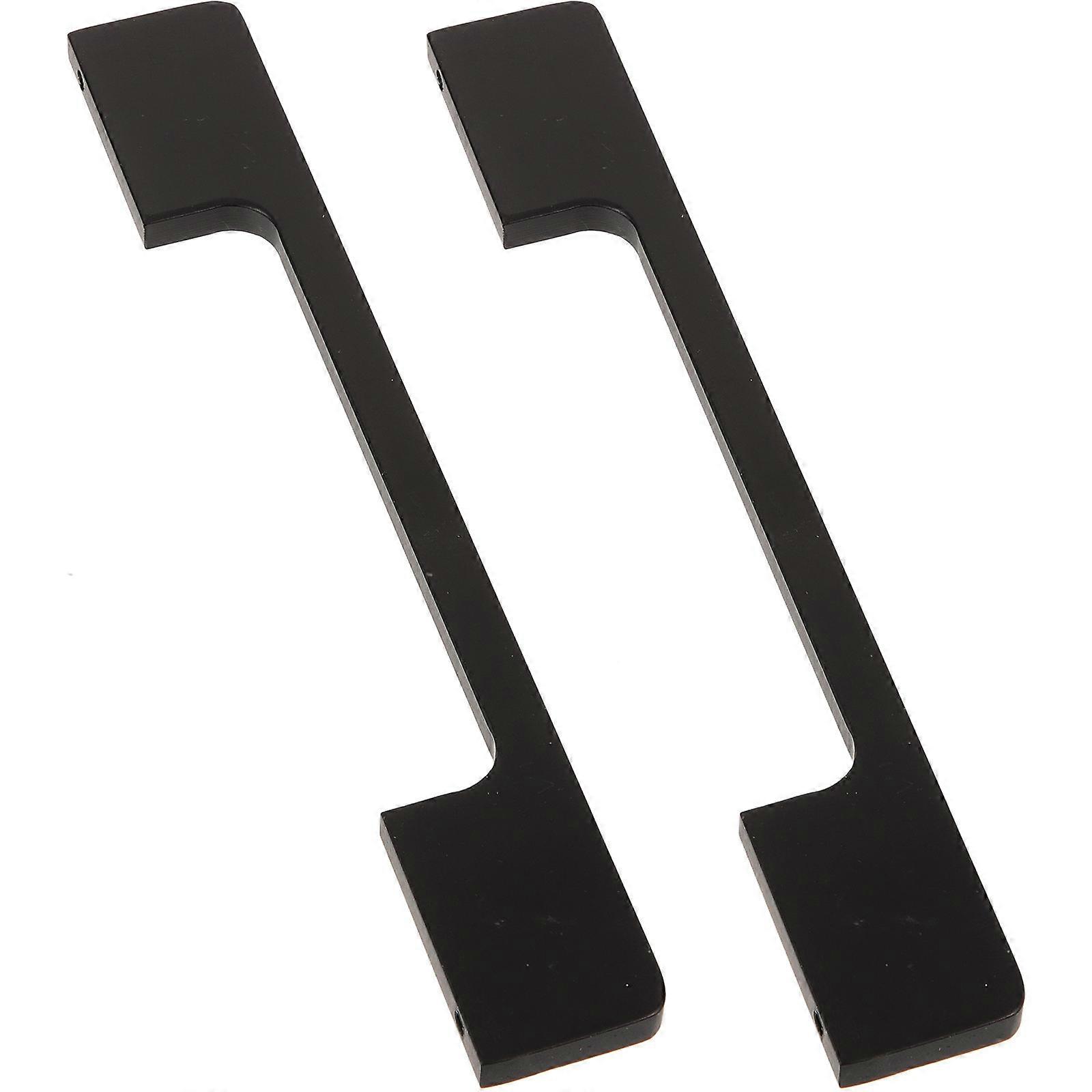 Modern Drawer Pulls T-Shape Stainless Steel Cabinet Handle Kitchen Cabinets Black 21X3CM 2Pcs