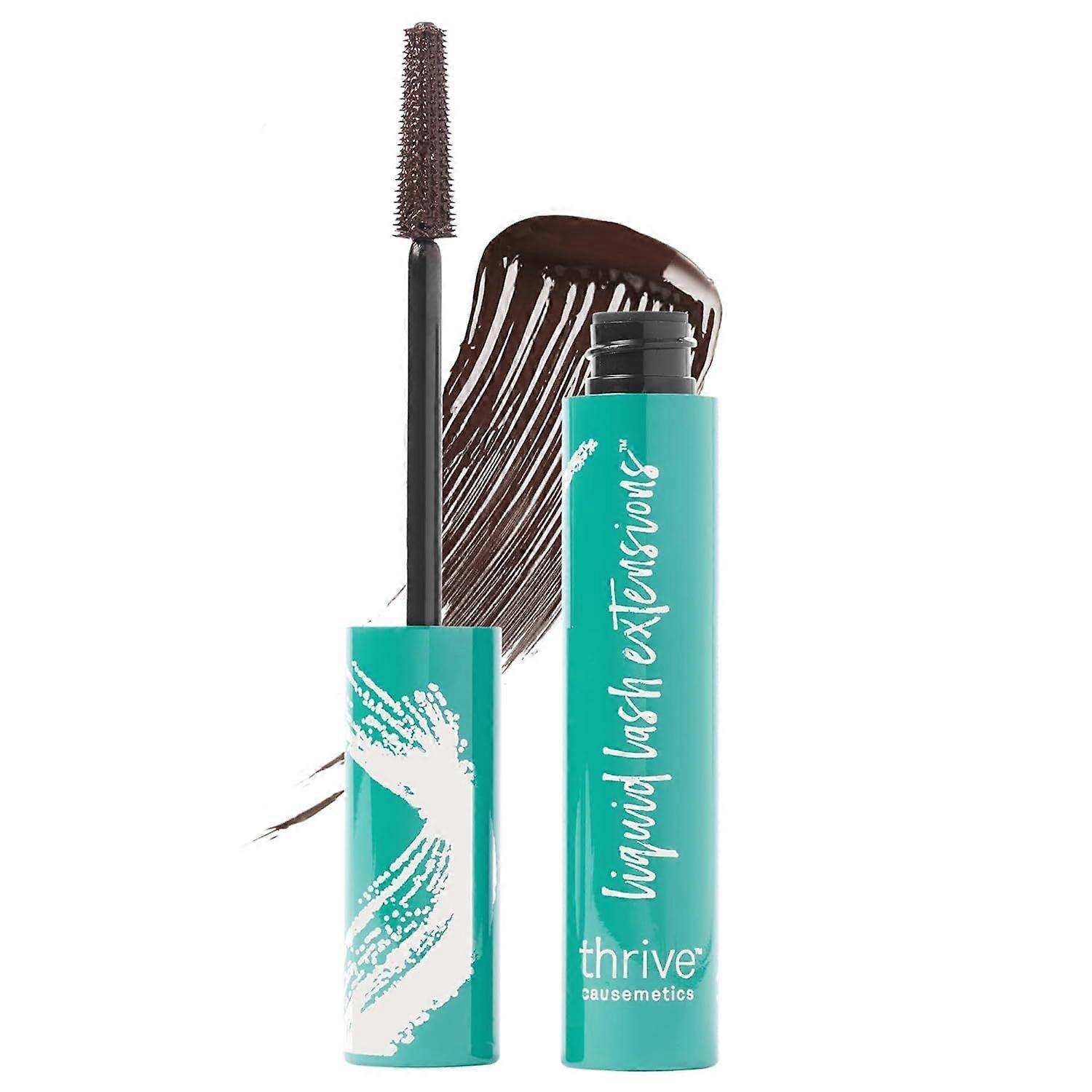 Liquid Lash Extensions Mascara, Tubing Mascara Lengthening, Volumizing & Curling, Smudge Proof, Washable, No Clumping or Flaking, Vegan, Brown Black