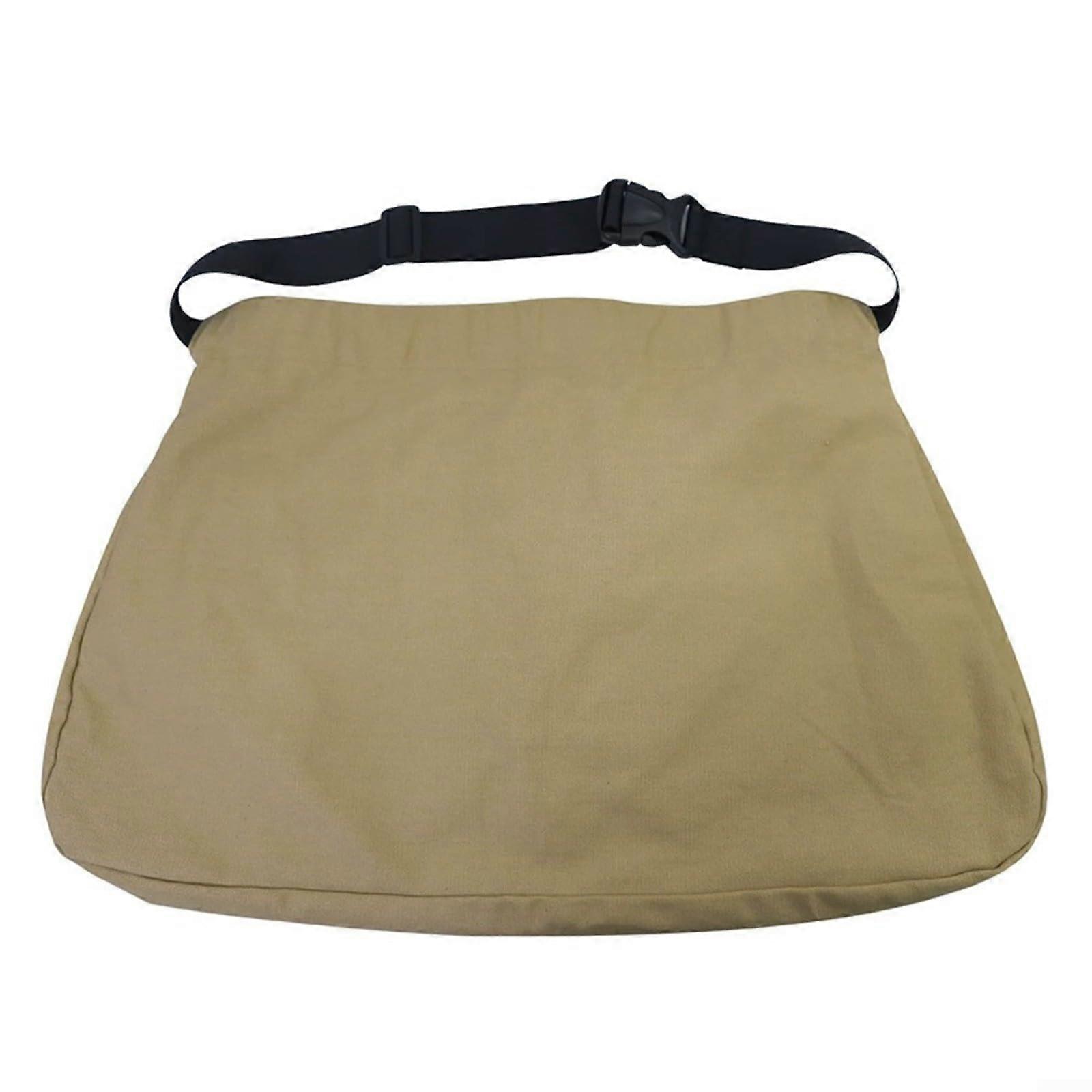 Harvest Picking Apron, Canvas Picking Bag, Sturdy Ergonomic Foraging Apron For Hiking And Camping Braun