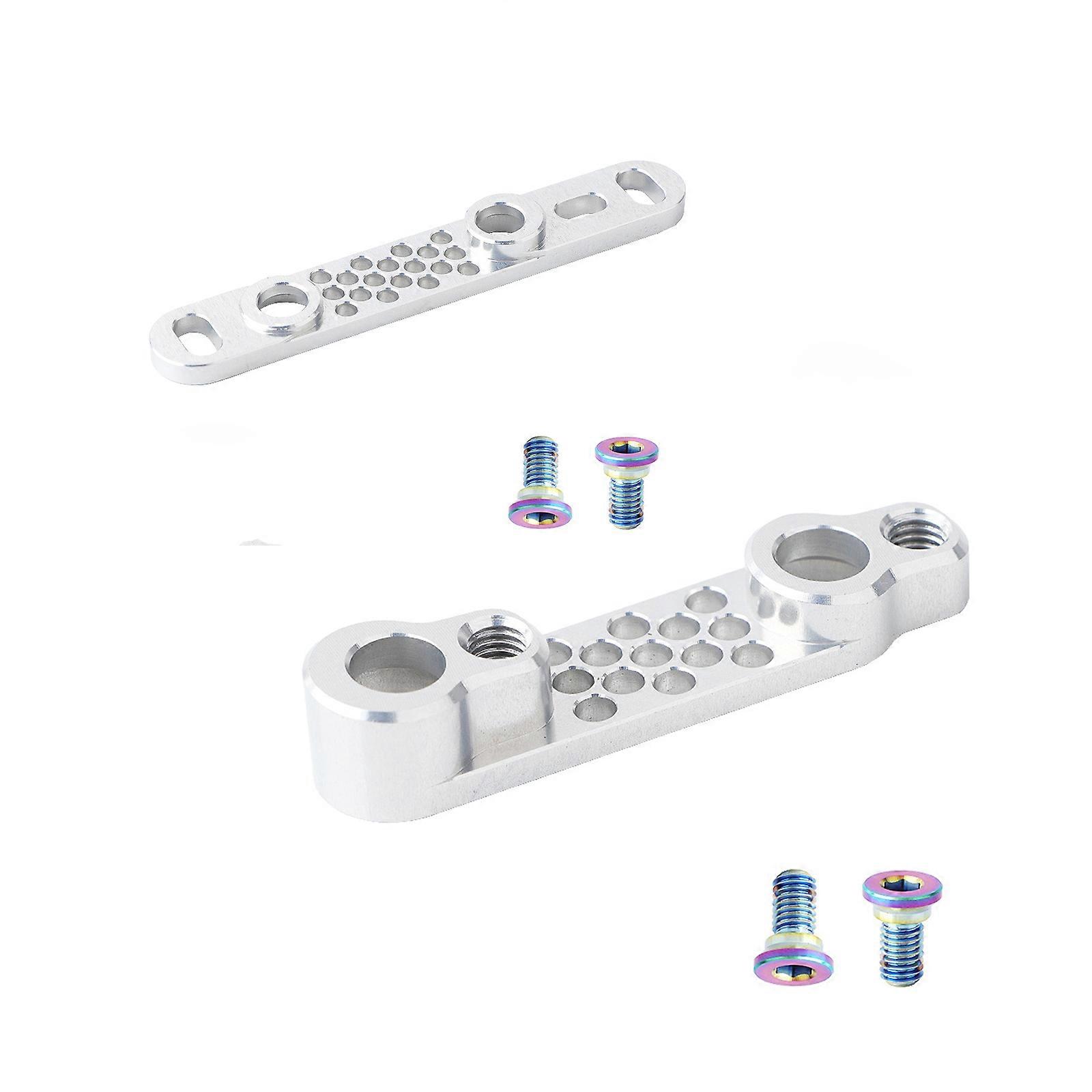 Fahrräder Scheibenbremshalterung Adapter Rennrad Scheibenbremse Konverter Halterungen für verschiedene Fahrräder silber