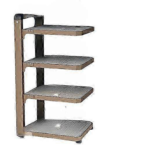 Flerlags justerbart kjøkkenoppbevaringsstativ i rustfritt stål for vask og gryter