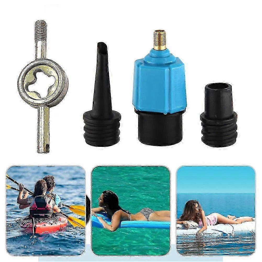 Pump Valve Adapter Air Pump Converter Adaptor for Kayaking Dinghy Pontoon Boat Surfboard Inflatable Bed
