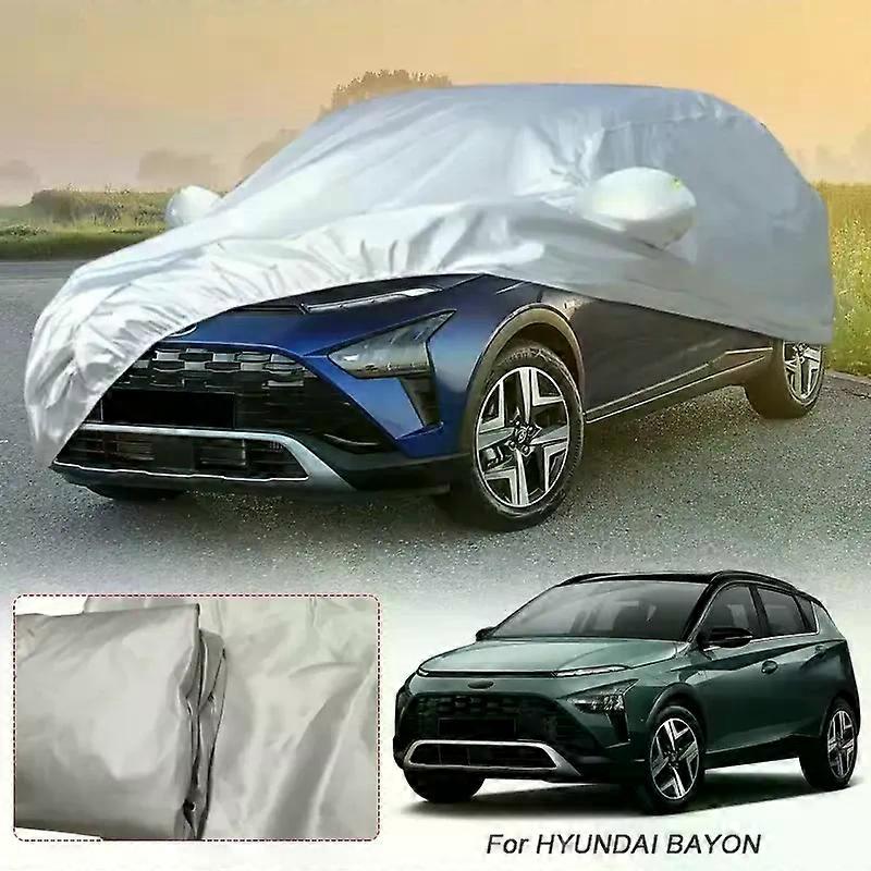 Κάλυμμα αυτοκινήτου για HUNDAI BAYON, CRETA, KONA, NEXO, PALISADE, SANTA FE, TUCSON, VENUE, ανθεκτικό στη σκόνη, ανθεκτικό στην υπεριώδη ακτινοβολία και αδιάβροχο ρούχο αυτοκινήτου-FJ