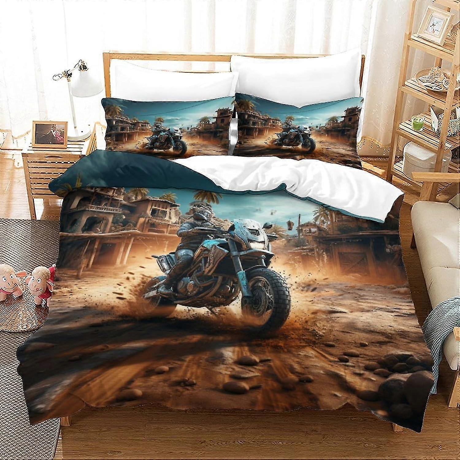 3D Printed Bedding Set for Kids, Duvet Cover Set, Exploding Room Decor for Boys