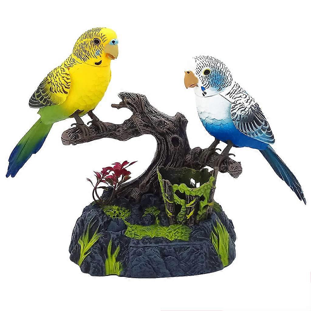 Many Electronic Pet Simulation Sparrow Bird Recording and Playback Function Large Office and Room Accessories 513ef