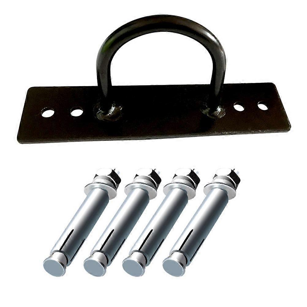 Ceiling Hook Sandbag Hanger Multifunctional Hammock Hooks For Home Workout Black 1Set