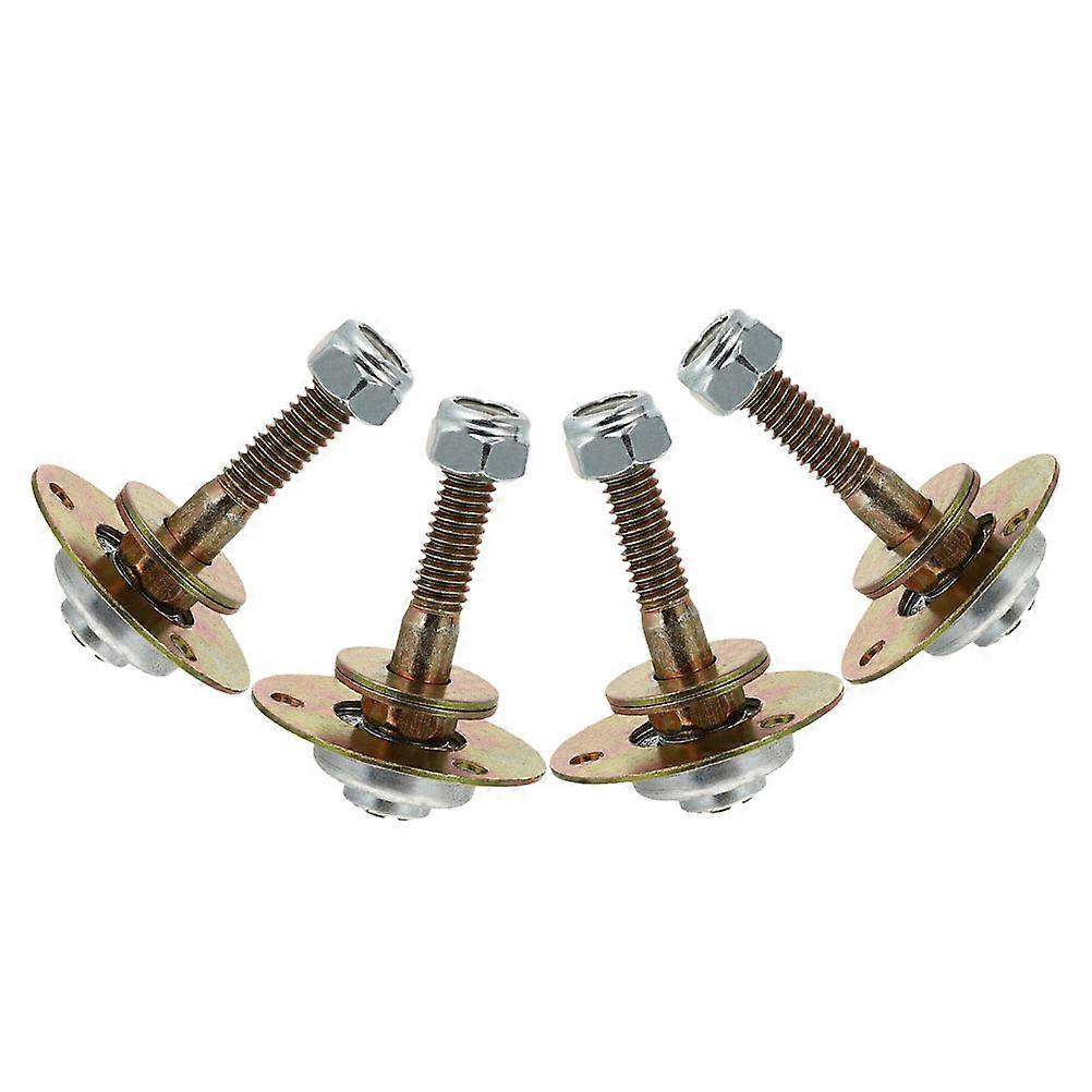 4pcs Rocking Chair Brackets Iron Plated Furniture Hardware Connectors for Stable Support and Extended Lifespan