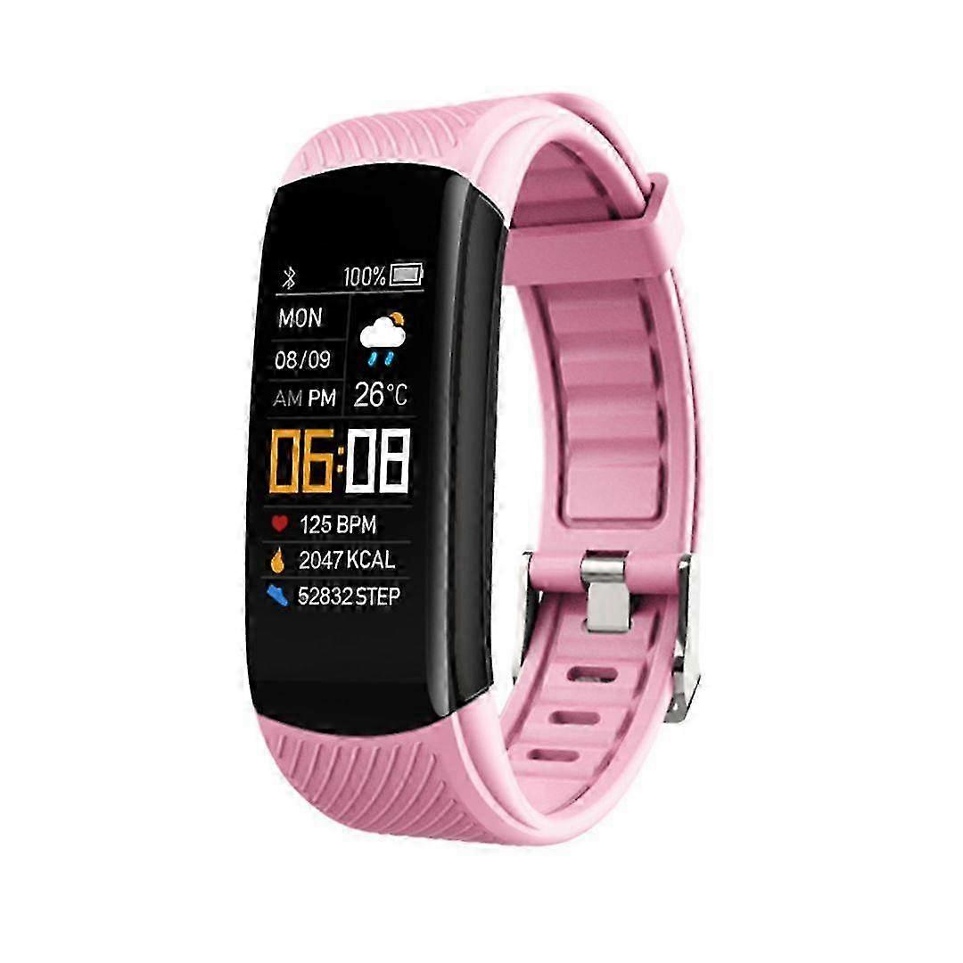 متتبع اللياقة البدنية ، ساعة ذكية مع معدل ضربات القلب ضغط الدم درجة حرارة الجسم ومراقبة النوم ساعة صحية لهواتف Android iOS للرجال والنساء