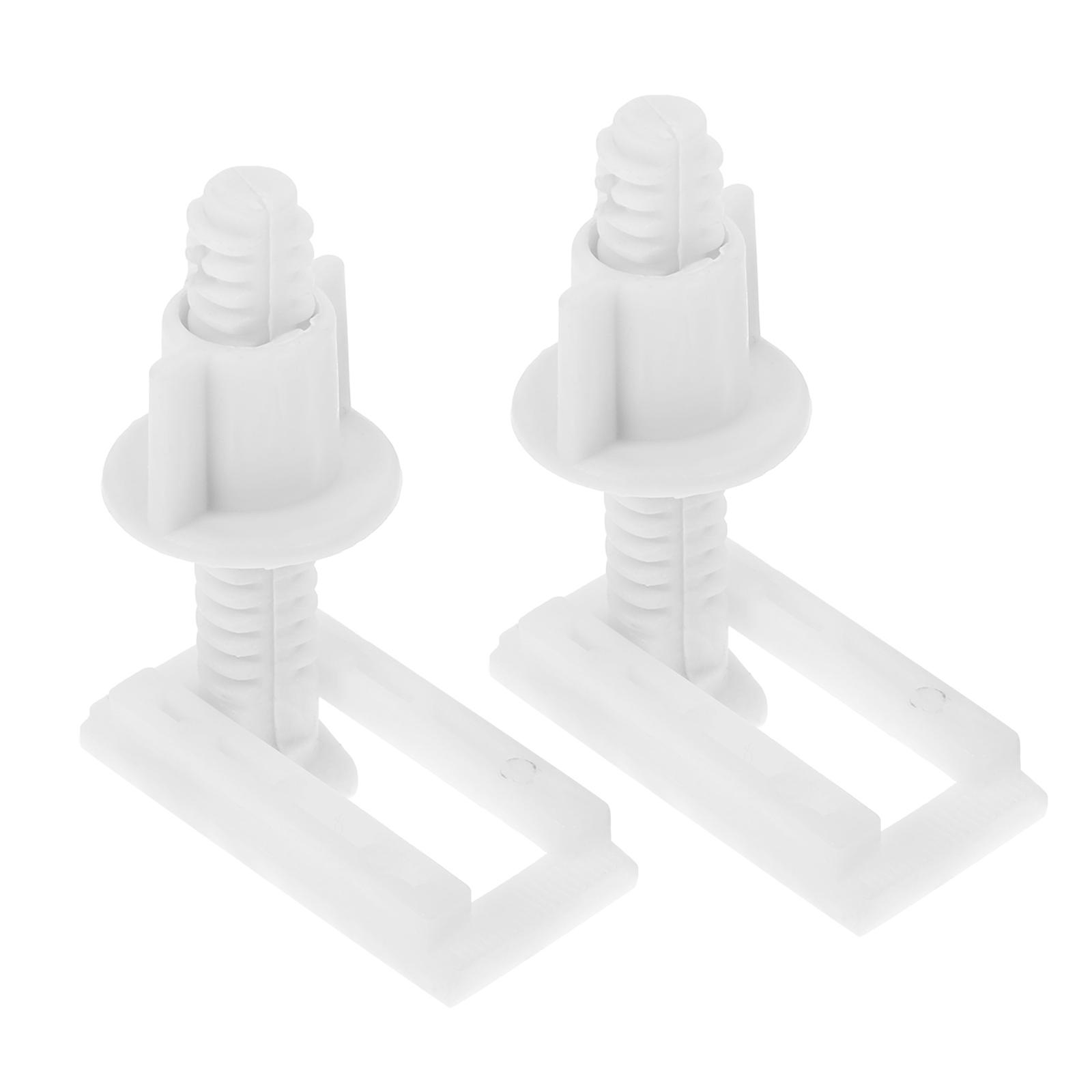 Toilet Seat Hinge Fixings Nuts Universal Toilet Seat Screws And Nuts For Maintenance Personnel 5.90X4.50X2.30CM 2Pcs