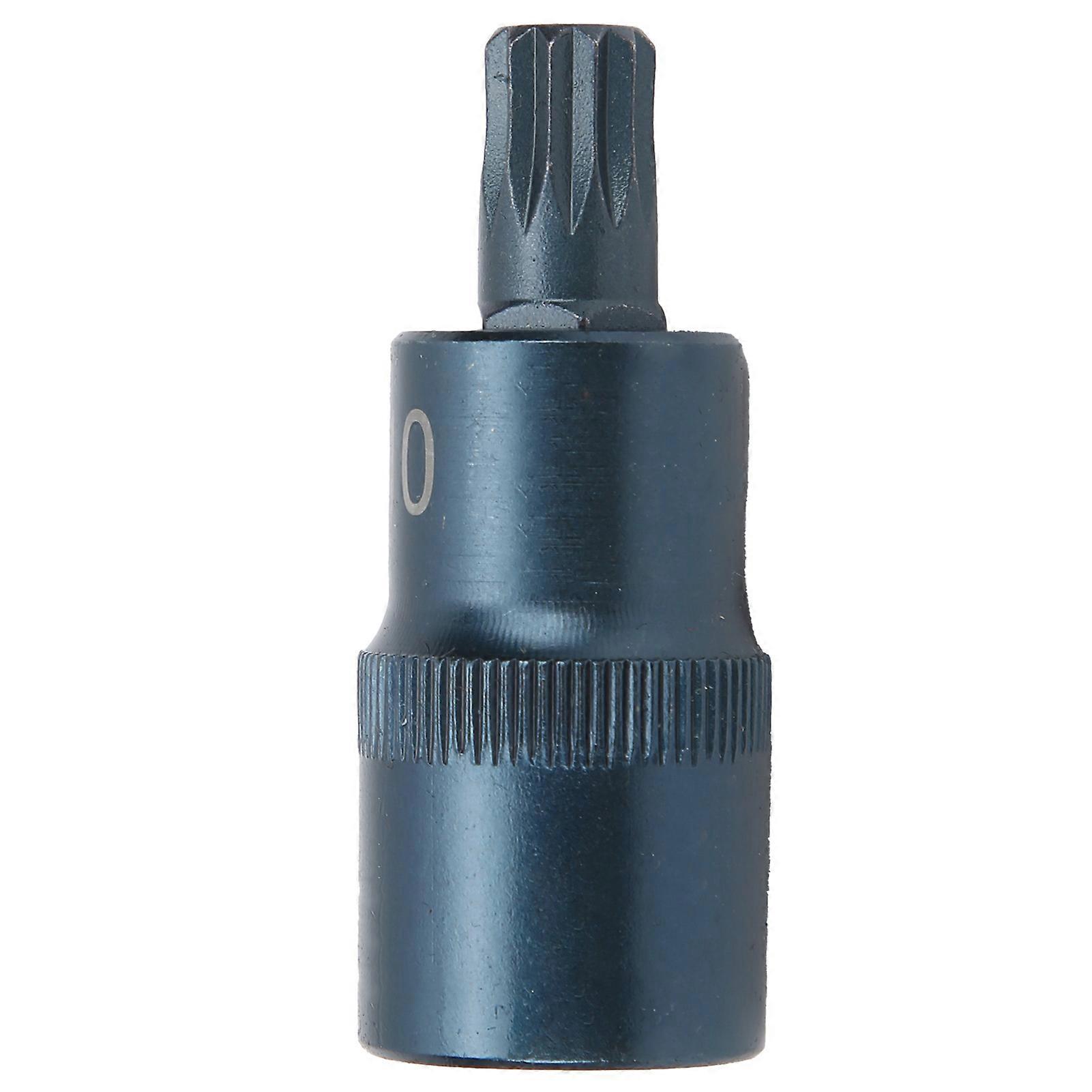 Screw Driver Socket Alloy Steel Blueing Quick Wrench 12‑Point 1/2 Drive Port Bit Adapter