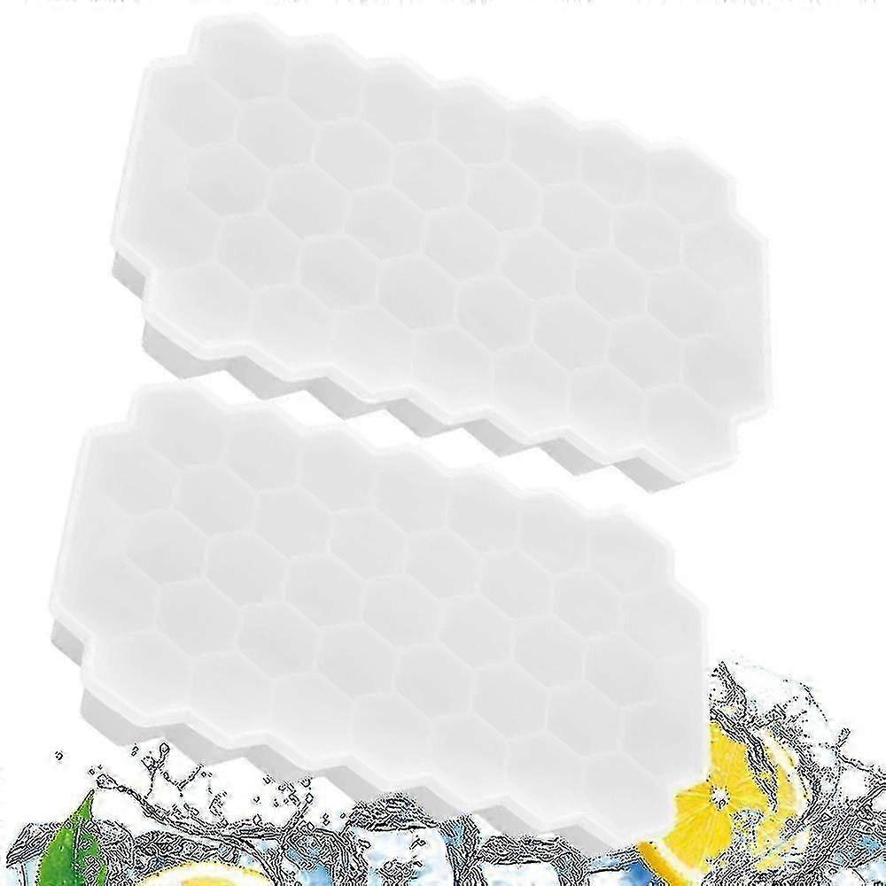 Flexible Ice Cube Trays with Lid for Chilled Drinks, Whiskey & Cocktails High Quality