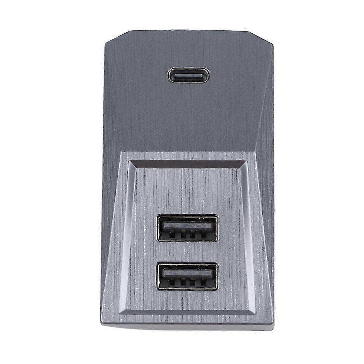 USB-Hub für Tesla Model 3 Model Y 2021-2023, 4-in-1 Multi-Port Glove Box Hub Flash Drive Docking Sta