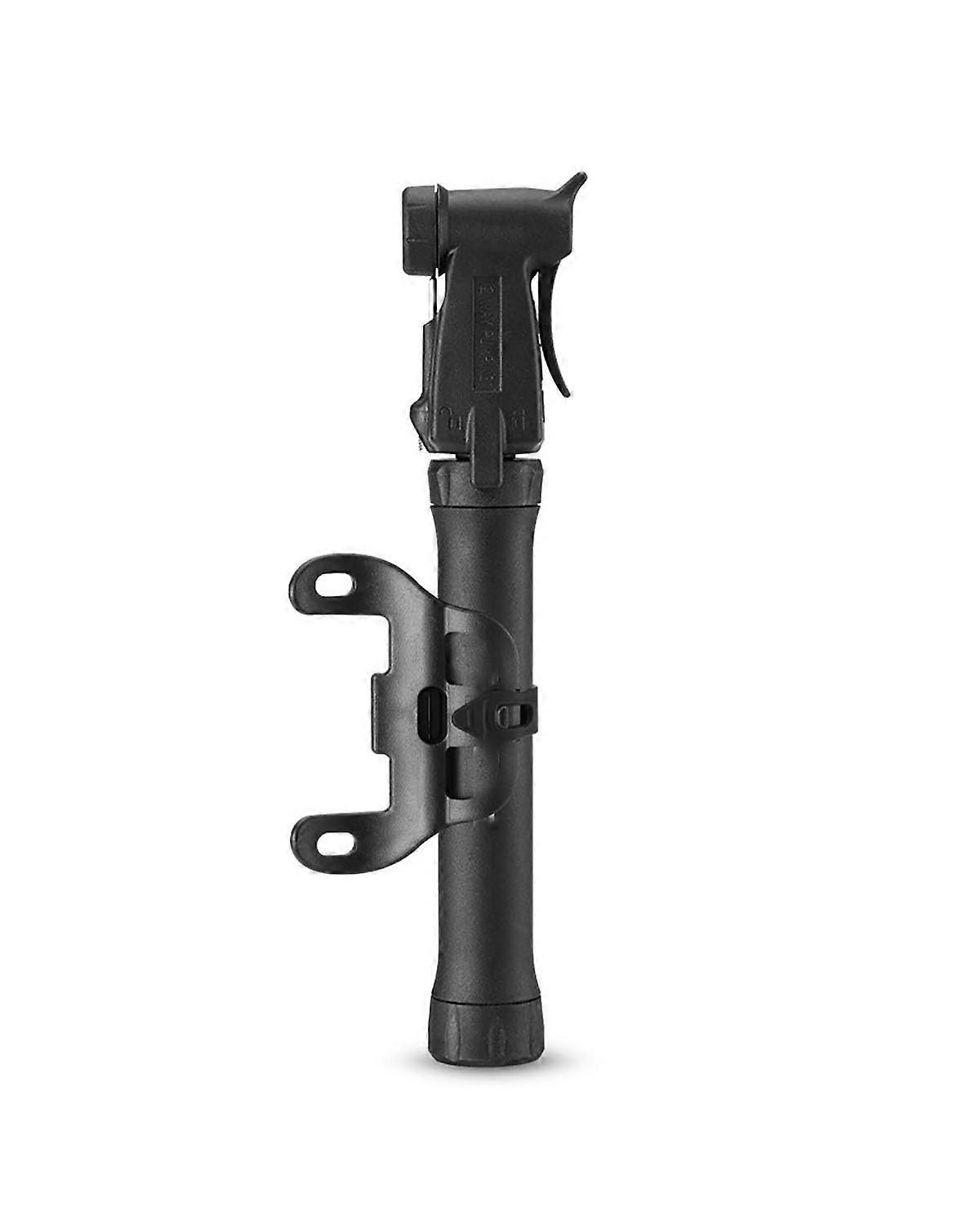 Pressure Gauge Portable American and French Multifunctional Pump Made of Plastic for Bicycles Double Valve Without a Mount