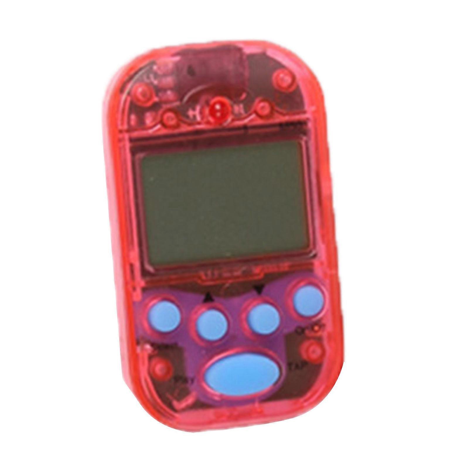 Electronic Metronome Mini Professional 2 Channel Headphone Output for Guitar Piano Violin M50 Transparent Red