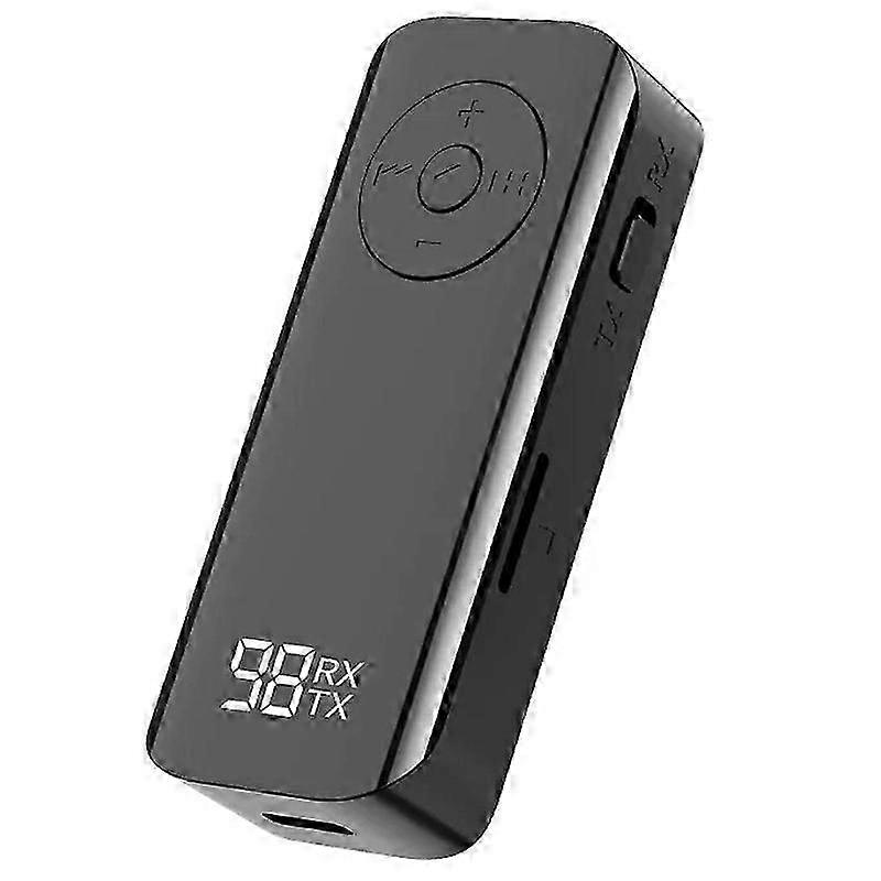 M06 Bluetooth 5.3 Audio Transmitter Lavalier Receiver for Car AUX Headphone Adapter.c