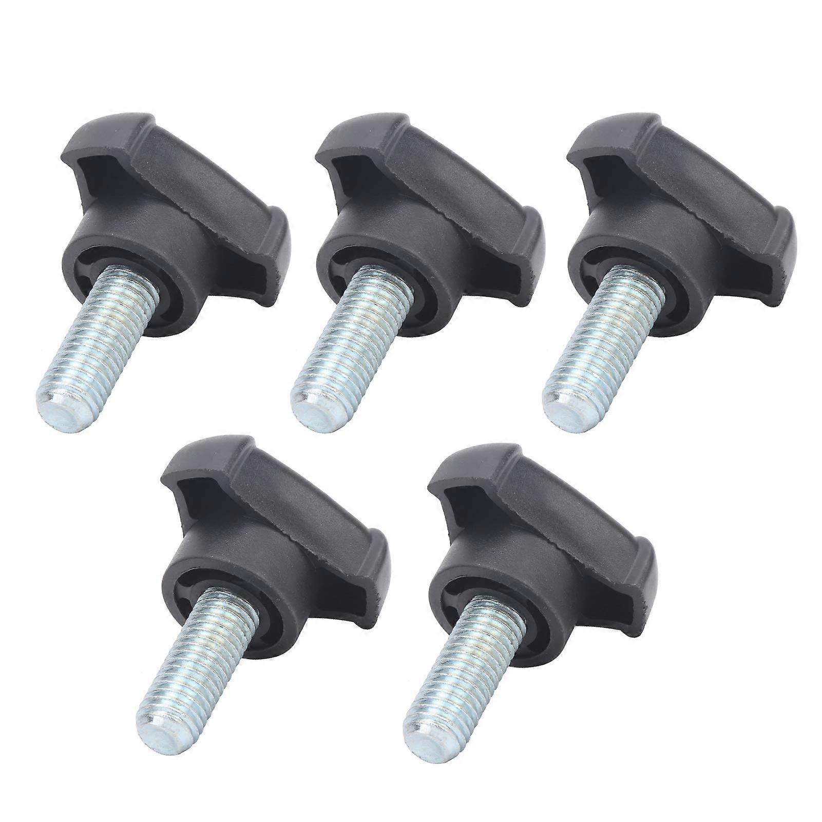 M10 Handle Screw 5 Pieces, Plastic Triangular Handle Screw Knob, Tightening Screw Set Accessories, 25mm Screw Length, Screws and Kits