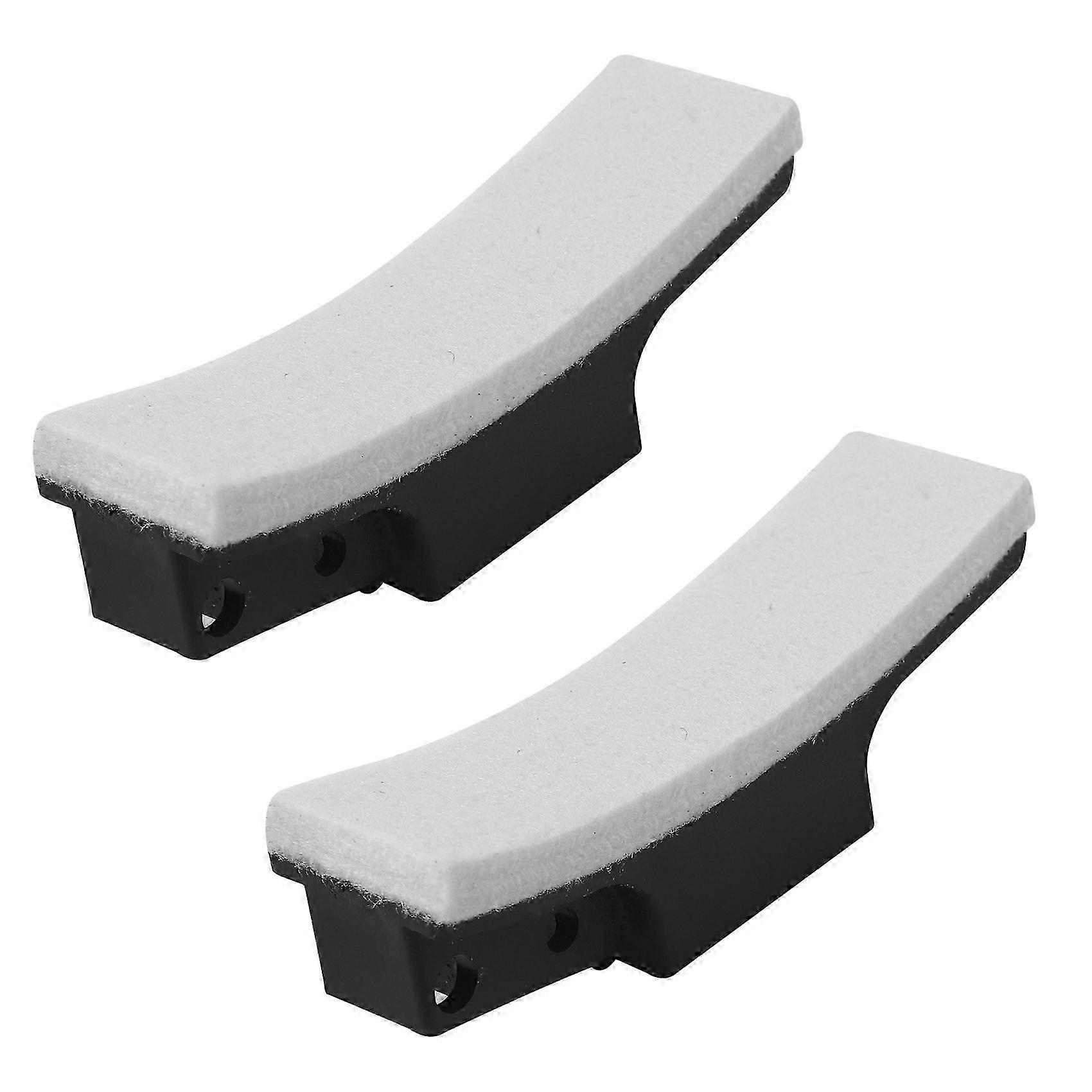 2-Pack Replacement Wool Felt Brake Pads for Spinning and Exercise Bikes