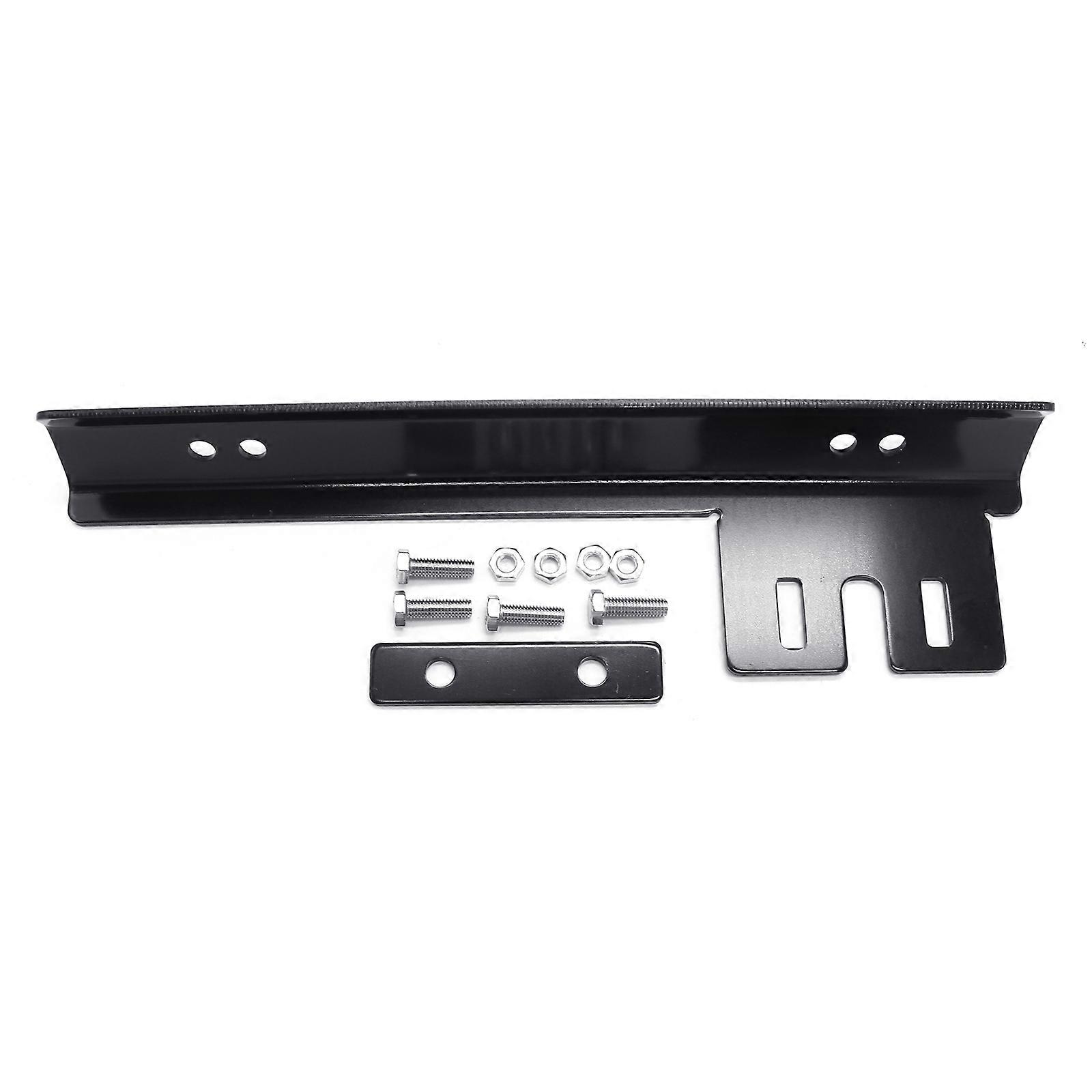 Relocator Holder Universal Car Front Bumper License Plate Mount Bracket Mounting Kit with Bolts Nuts Easy Installation Multicolor