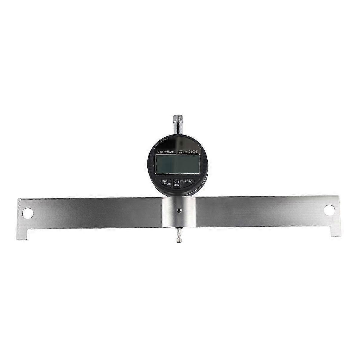 Guitar Neck Curvature Measurement Dial Indicator Fingerboard Measuring Flat Ruler Calibration Tool