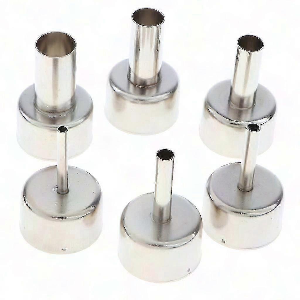 6 Pack Heat Gun Nozzle Tips for Desoldering Station