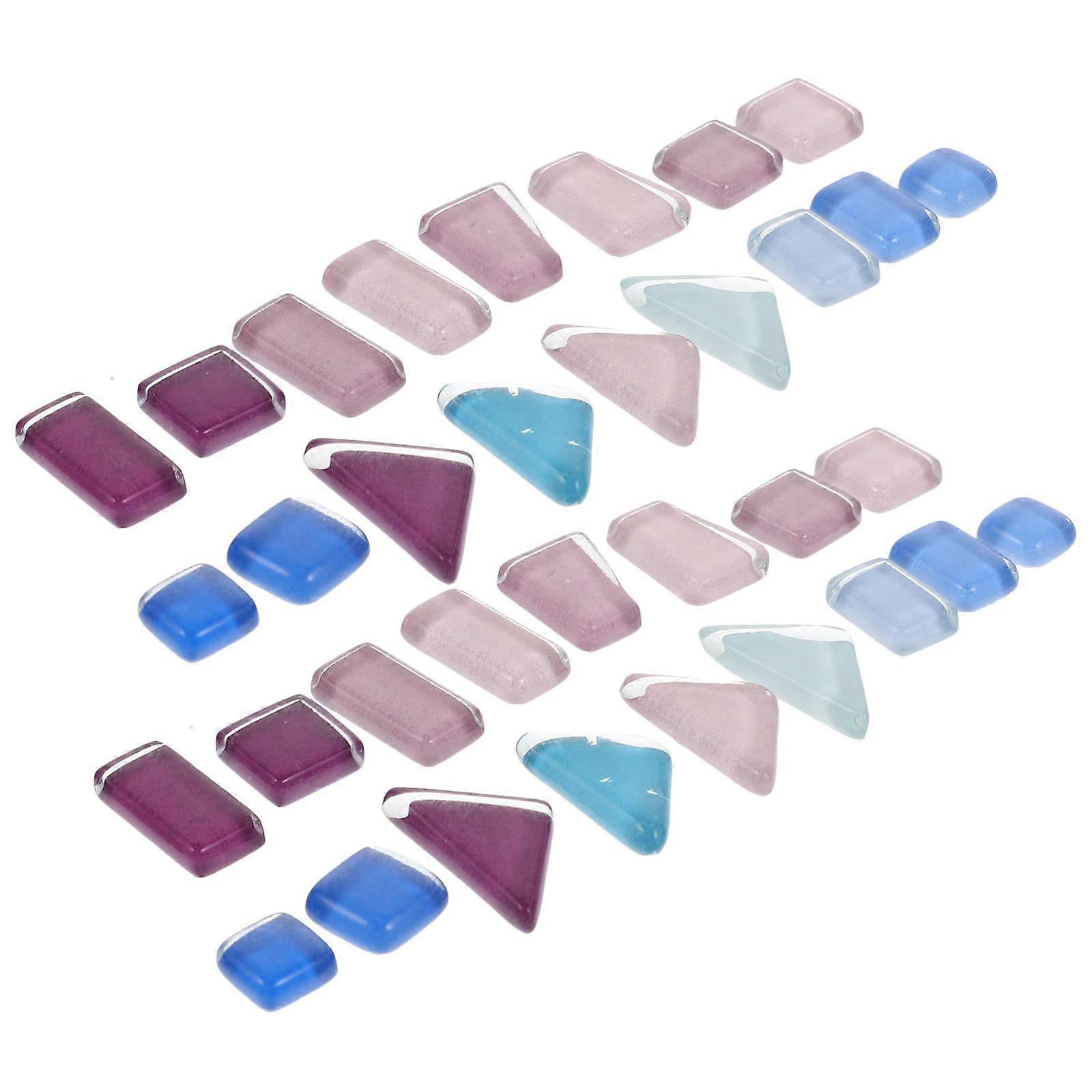 Handmade Craft Tiles Broken Glass Pieces for Jewelry, Art Decor, and Creative Home Projects Unique Design Elements for DIY Enthusiasts