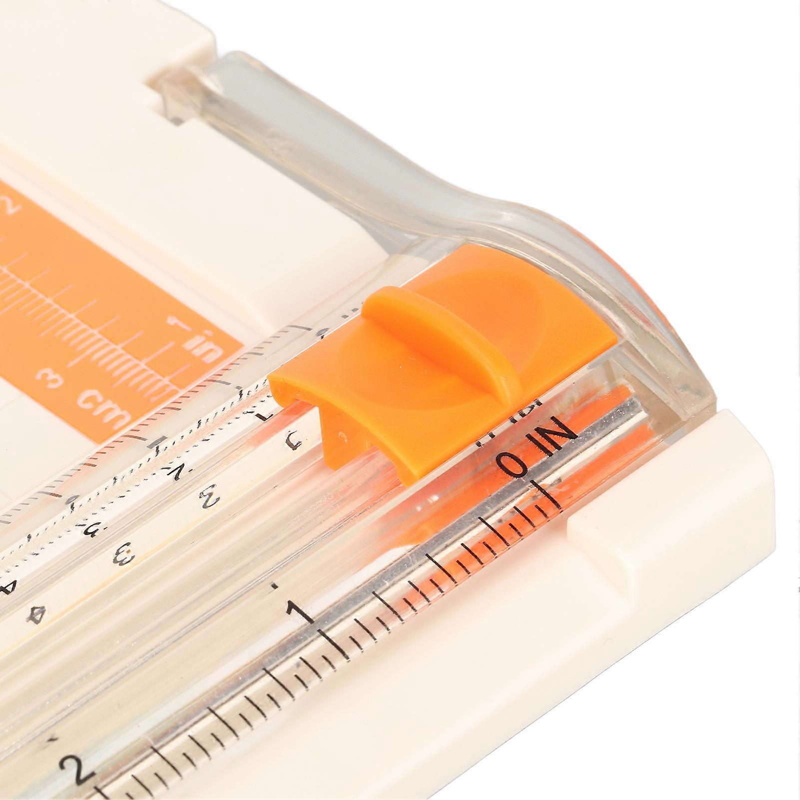 Small Paper Cutter A4 Accurate Cutting 12.6in Ruler Design Multi Purpose Paper Trimmer for Office School Home