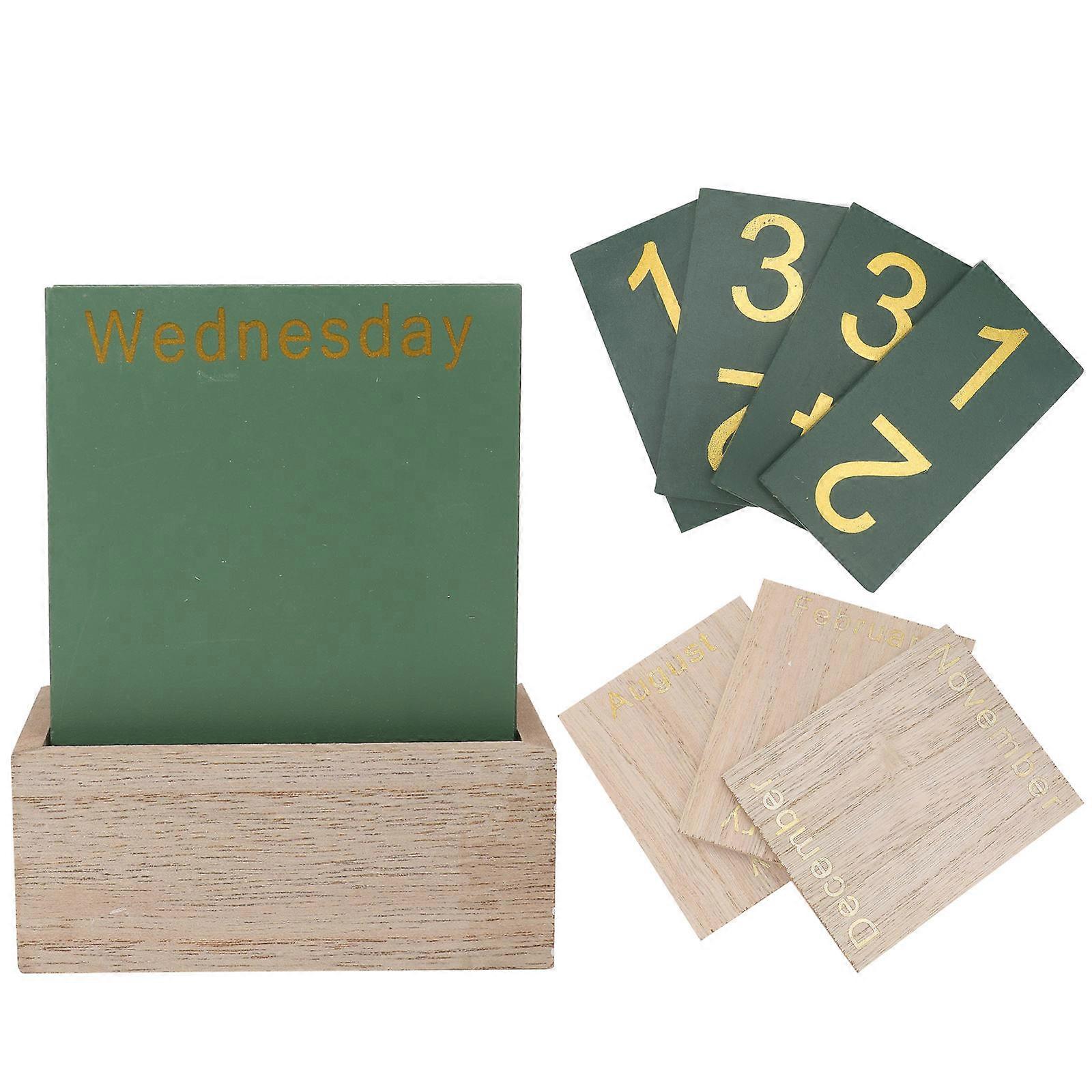 Teacher Desk Calendar Stylish Appearance Elegant Colors Decor 1Set