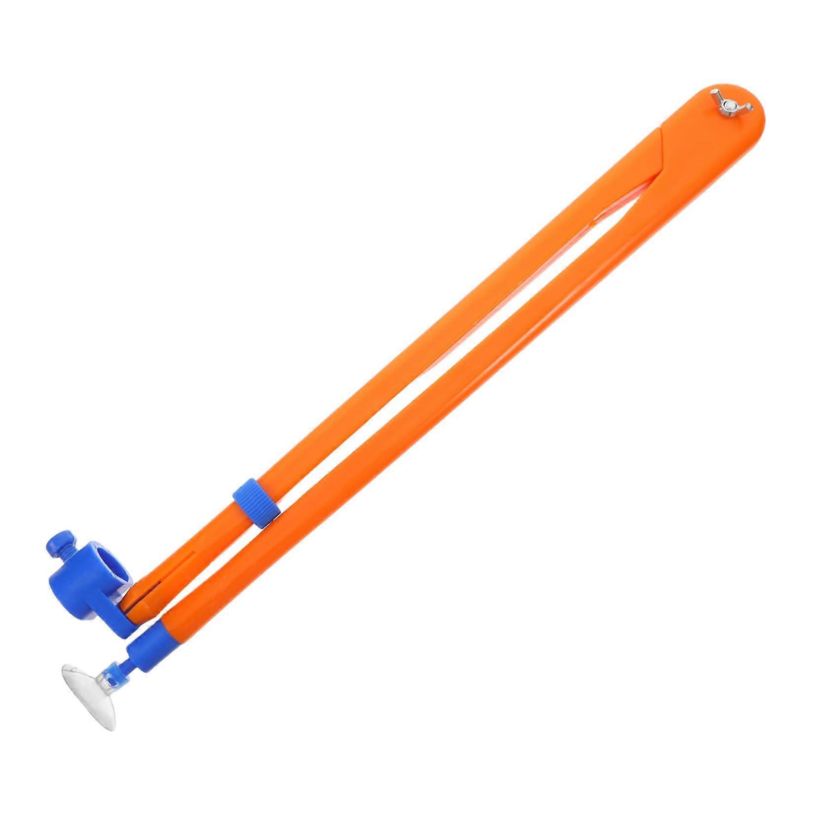 Compass for Drawing and Geometry, Plastic Ruler Tool, Orange ABS Stationery, Woodworking Compass with Precision Measurement