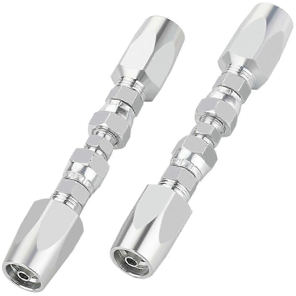 Hydraulic Hose Repair Kit - 2 Pack, 1/4 Inch Fitting for Quick Fix Solution