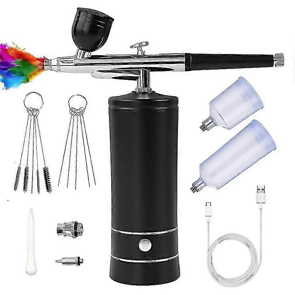 For Air Brush Kit With Compressor Air Brush Rechargeable With Nozzle