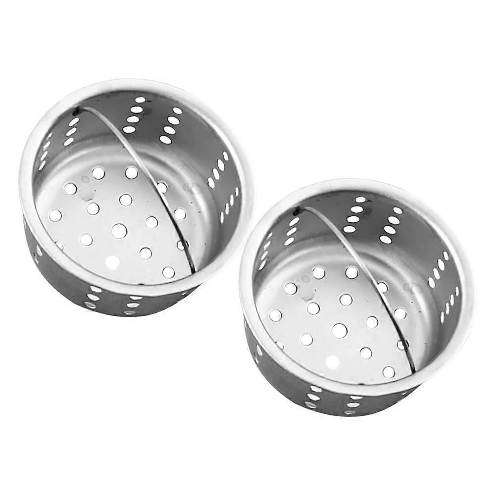 Stainless Steel Kitchen Sink Strainer Basket Water Filter Drain Clog Prevention Practical Design Reliable Performance 2 Pack