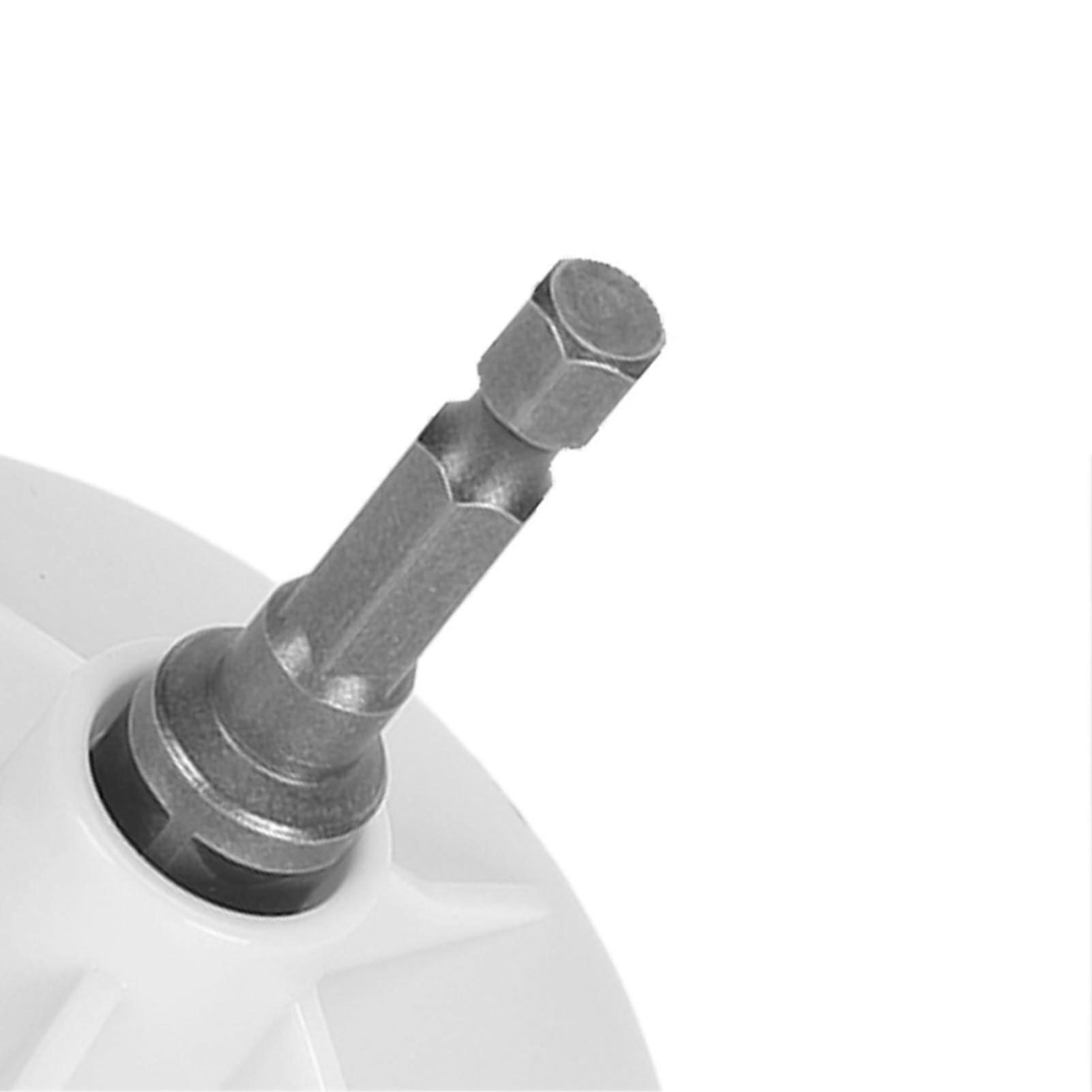 Knitting Machine Adapter Quick Knit Replaceable Crochet Machine Adapter with Hex Bit DIY Needle Crochet Drill Power Attachment White