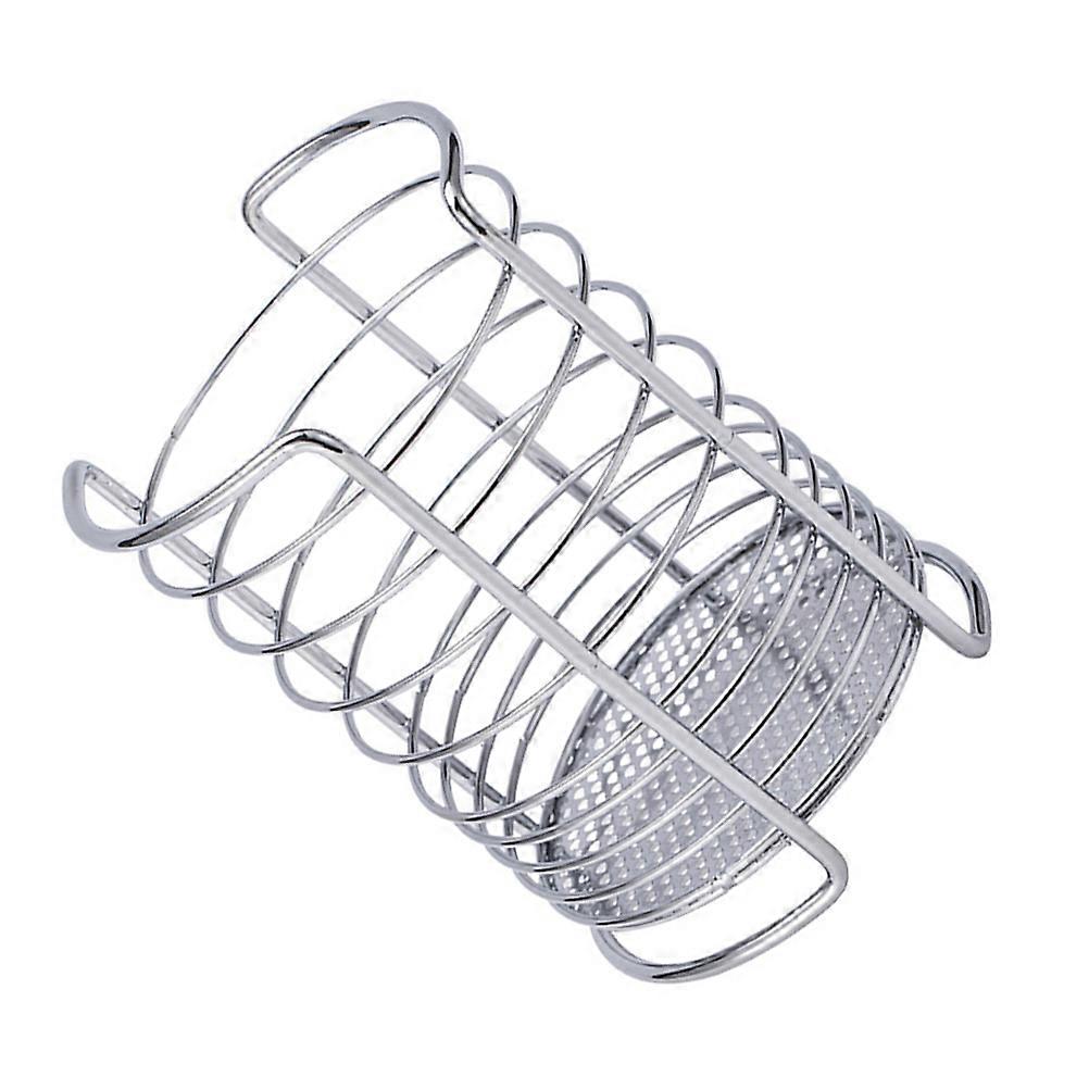 Stainless Steel Chopstick Holder and Drainage Basket for Home  (Silver)
