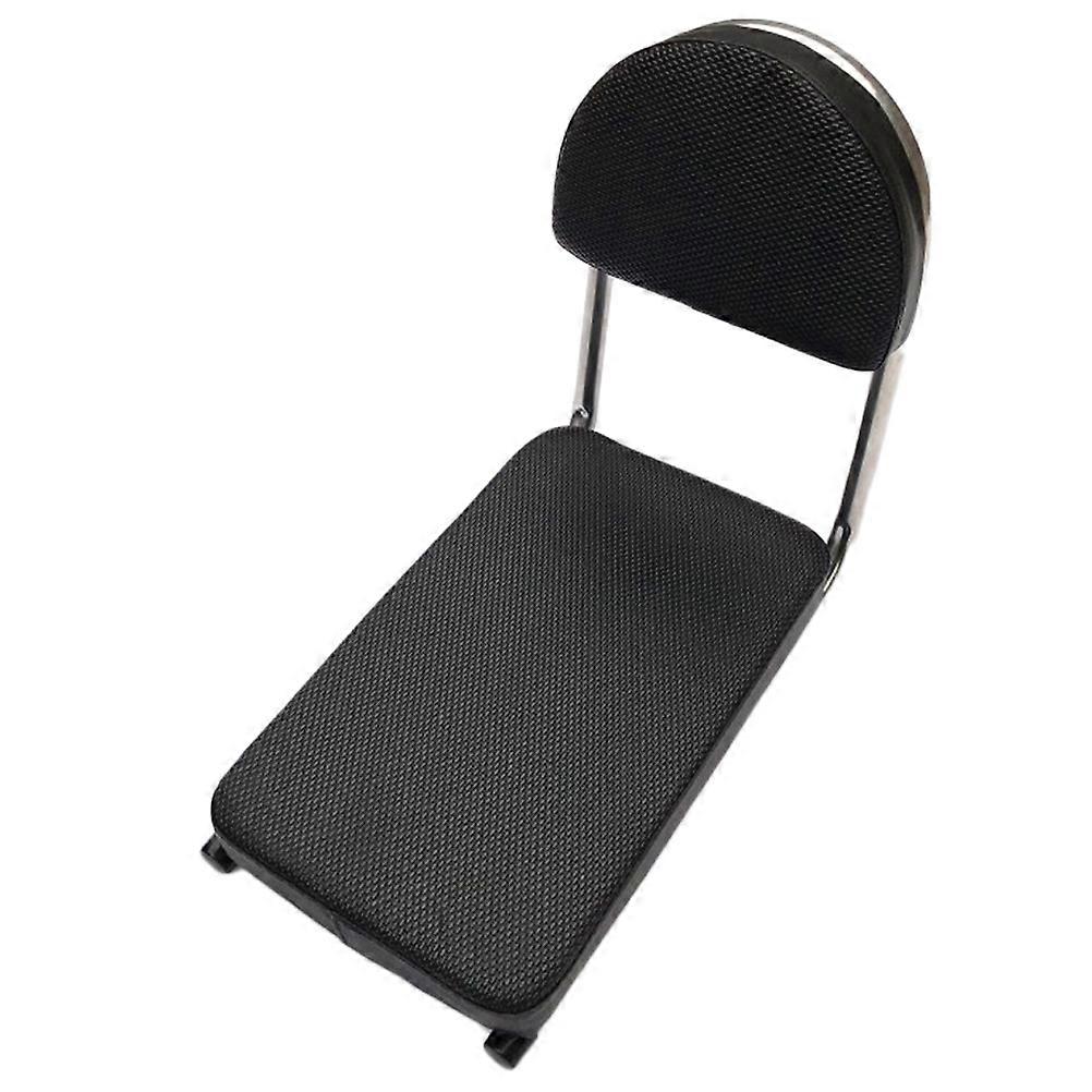 Kids Bike Accessories Thickened Behind Seat Rear Saddle Child Rear Seat Cover Black 30x17cm Non-slip 1Set