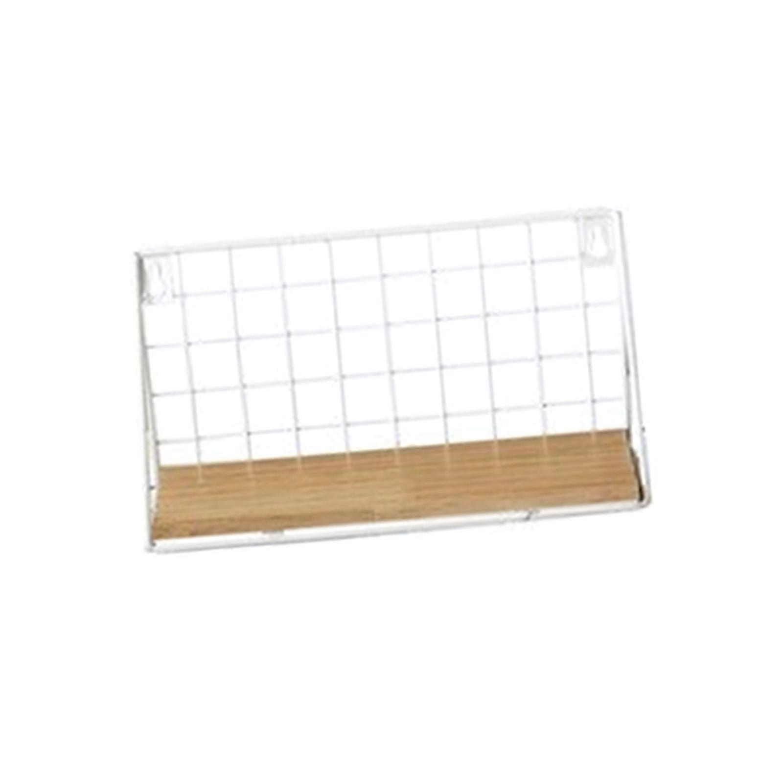 Wall Shelf for Efficient Space Utilization Modern Decorative Wall Shelf Multifunctional Wall Hanging Storage Holder  White S