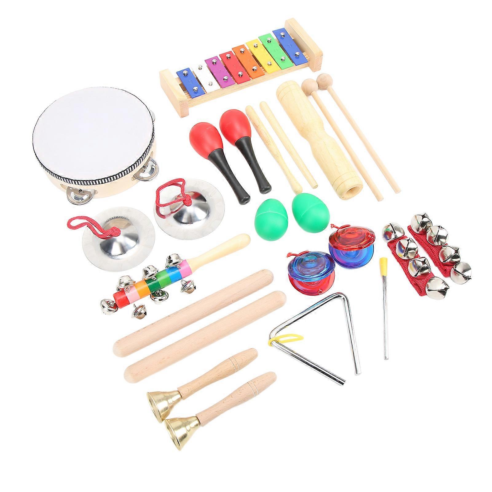 Orff Instrument Set Musical Percussion Kindergarten Early Learning Tool for Kids Children