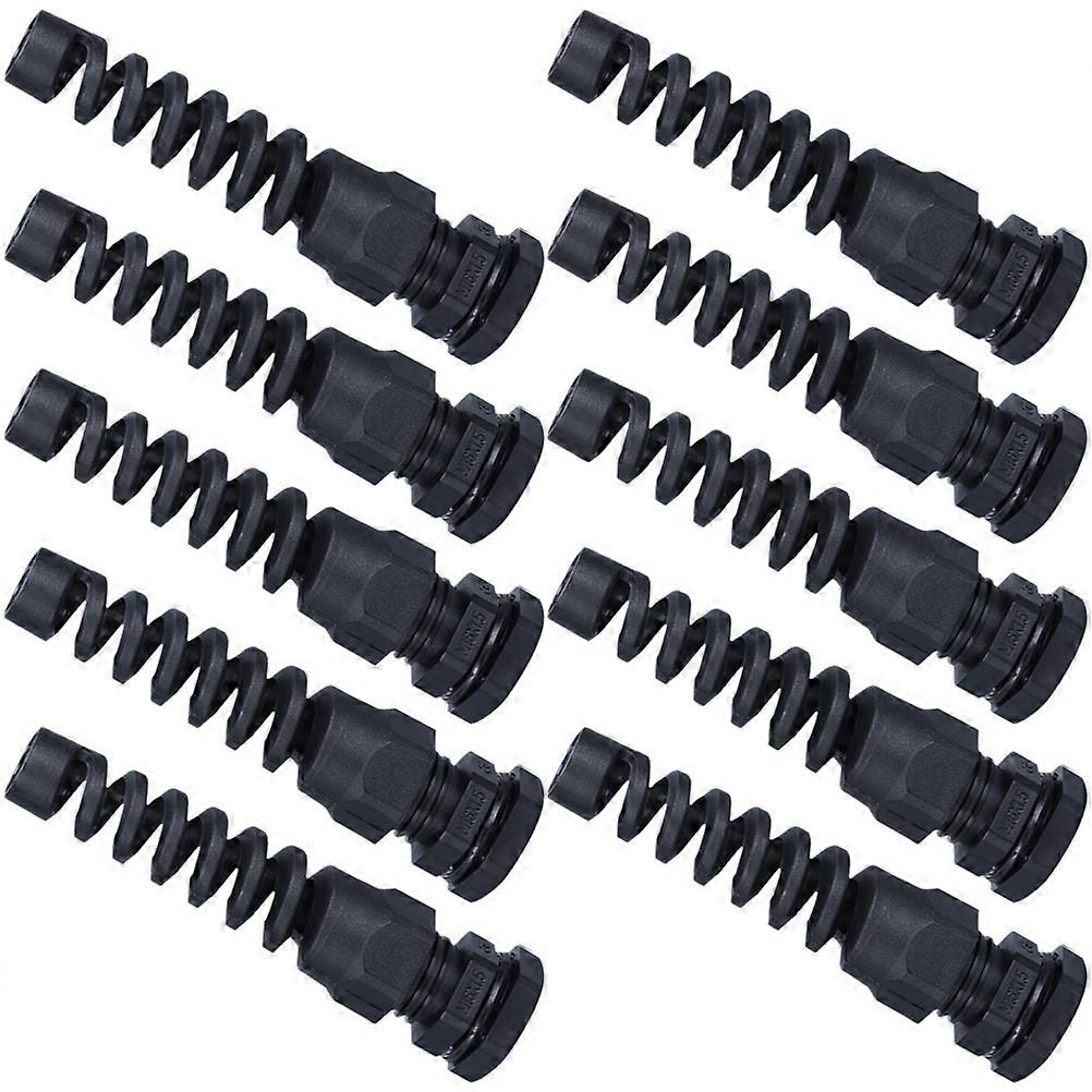 Nylon Cable Gland Joint Waterproof Dustproof For Lighting Installations 10Pcs