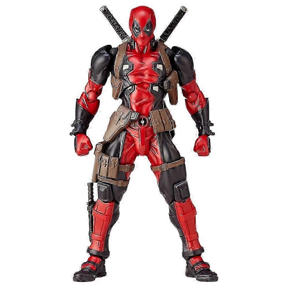 2025 Deadpool Action Figure Doll, Removable And Replaceable Face, Collectible Model Toy Figures Desktop Decor Ornament Gift