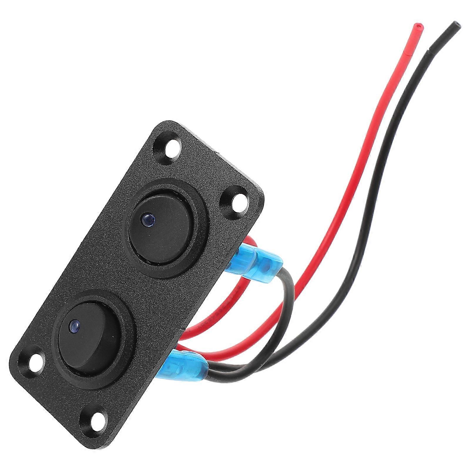 Durable Rocker Switch Panel for Automotive, Boat, RV, and Yacht Use – Easy to Operate Electronic Control Panel for Multiple Functions