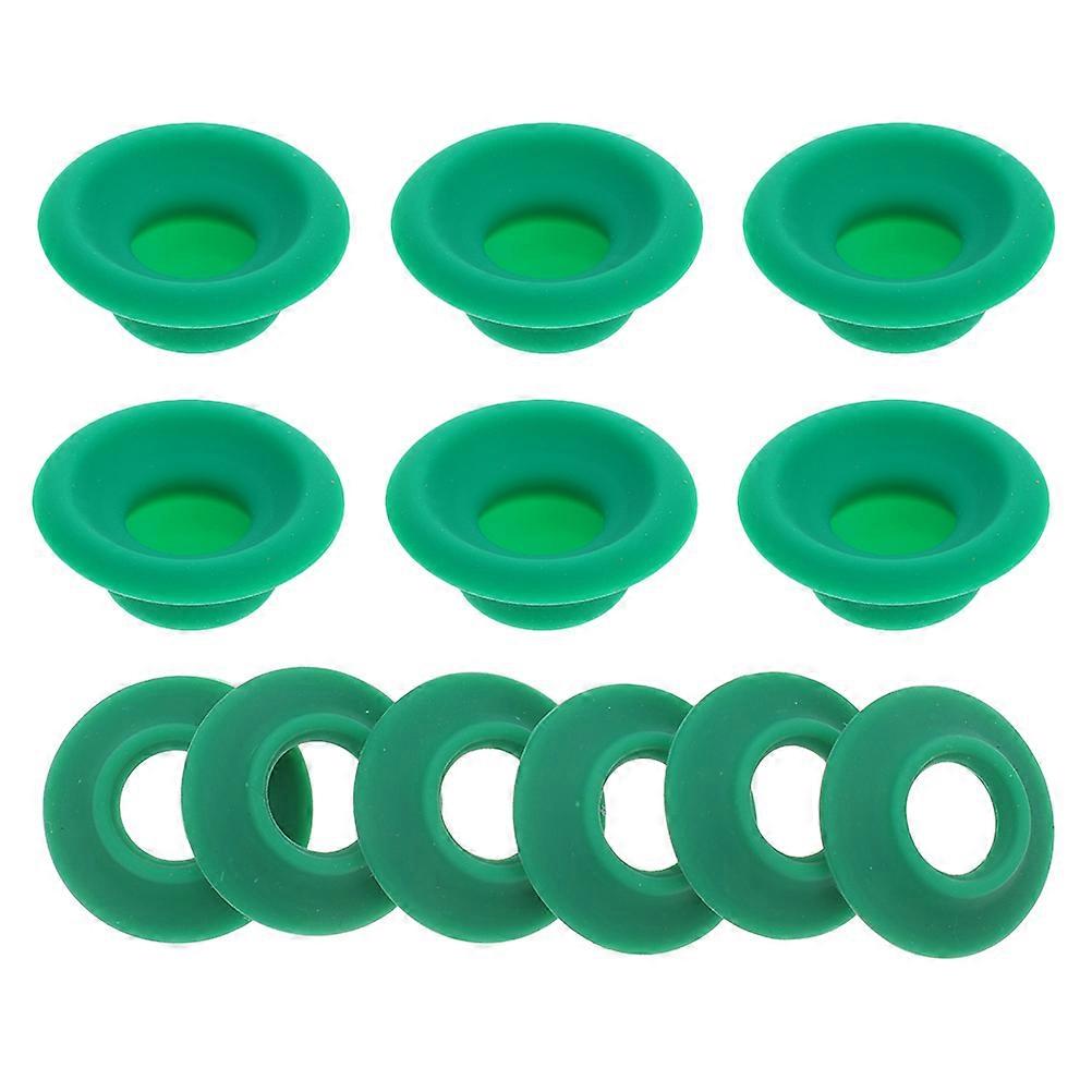 12pcs Silicone Bottle Stopper Caps Leakproof Gaskets for Beer & Beverage Bottles Reusable Seal for Freshness Protection