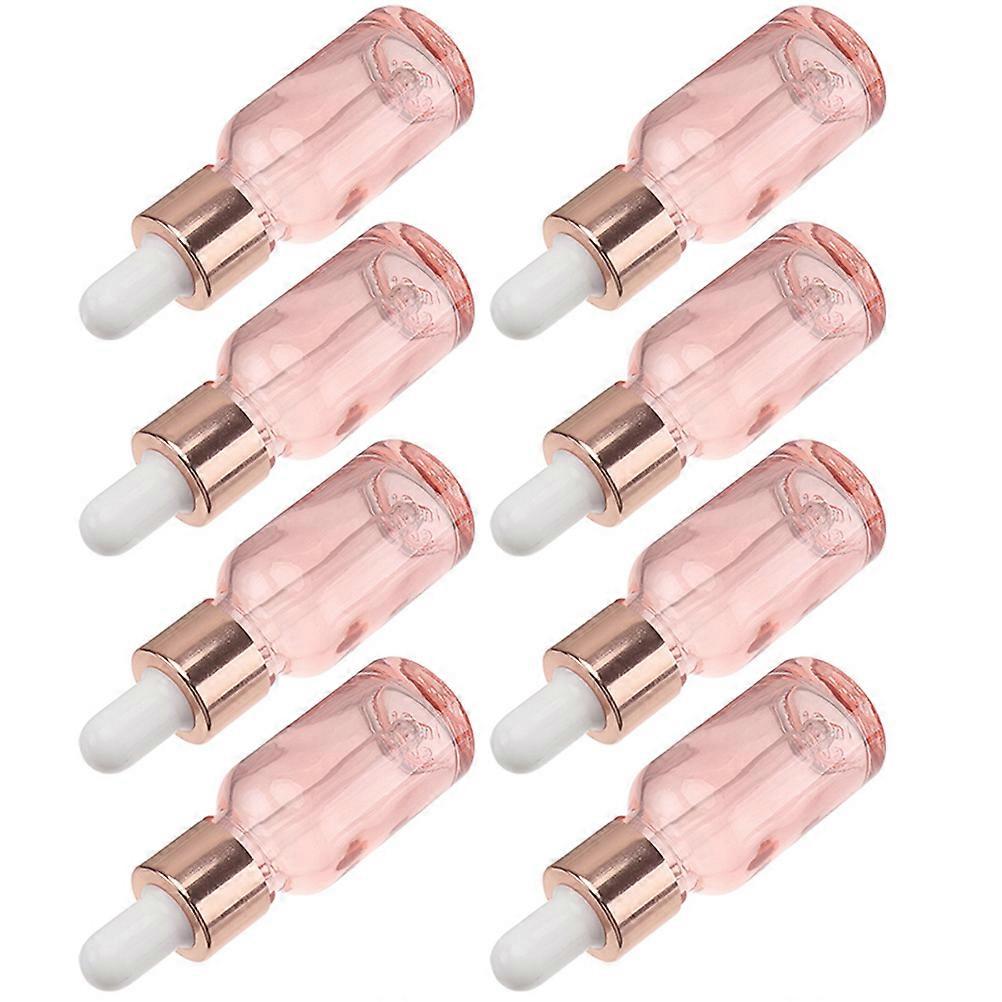 Mini Empty Bottles 8Pcs Practical Dropper Bottles For Liquid Measurement Home Use Cylindrical Shape