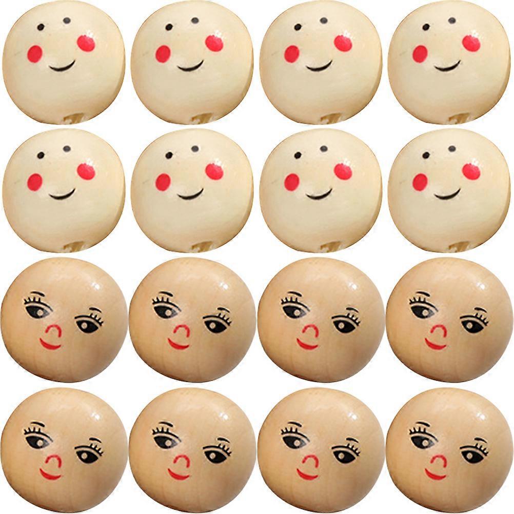 40pcs Assorted Color Wooden Beads for DIY Jewelry Making and Decoration Lightweight and Durable