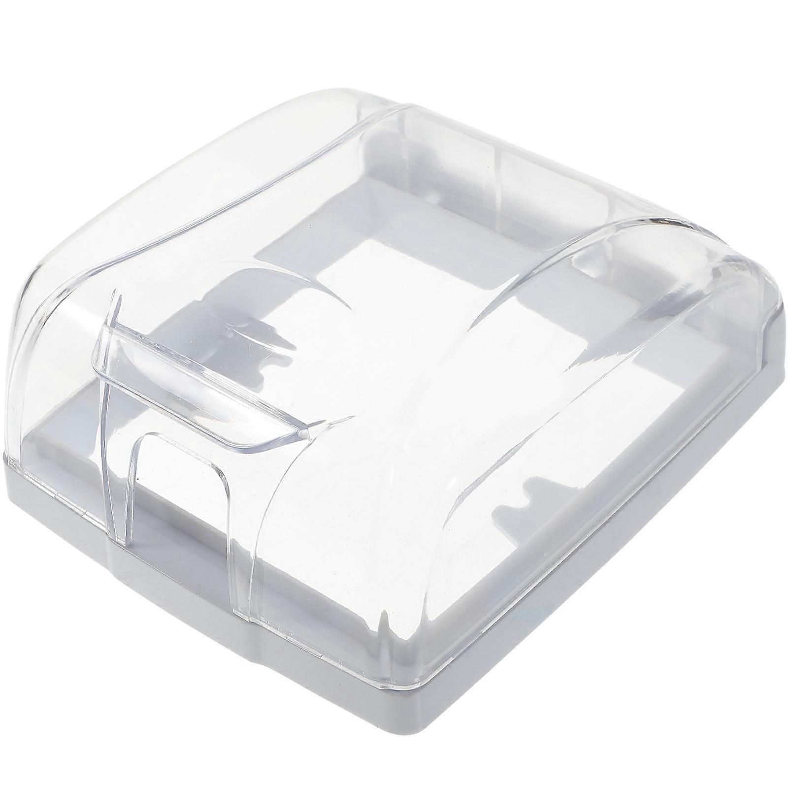 Rainproof Transparent Doorbell Cover For Household Users Outdoor Use 13X10.8CM Self-adhesive Design 1Set