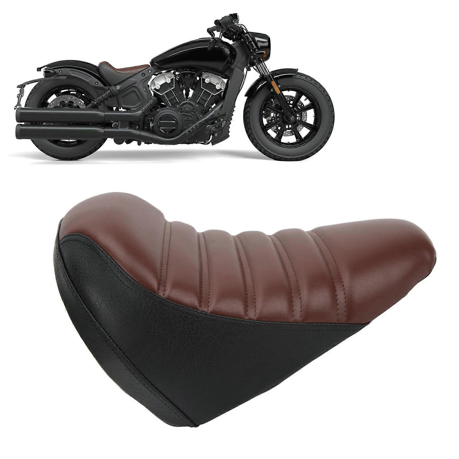 Brown Motorcycle Seat Cushion 2884226 VNA Front Rider Seat Replacement for Indian Scout Bobber Twenty Sixty ABS