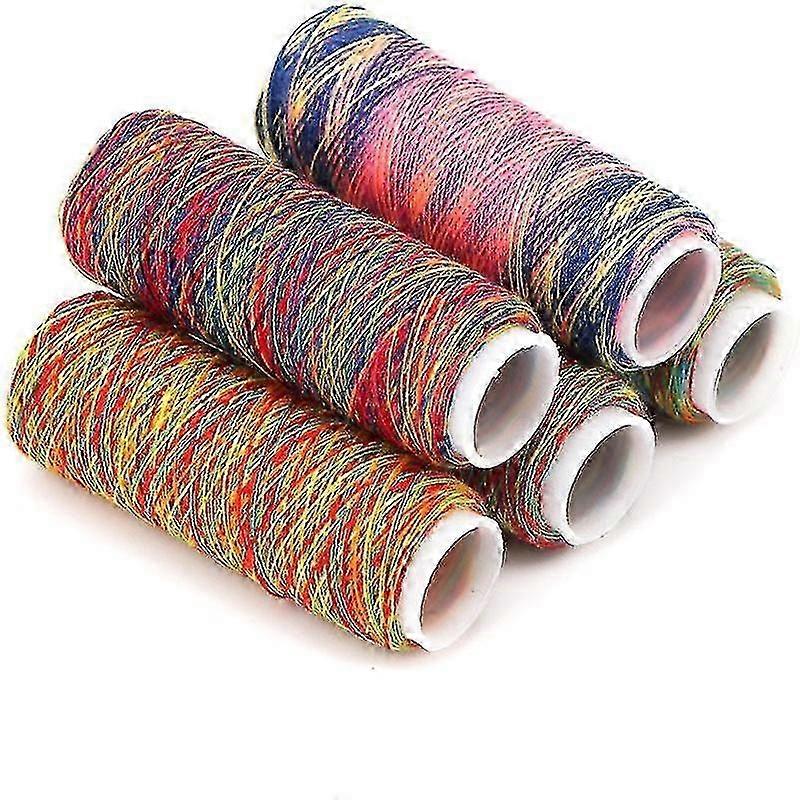 Colorful Sewing Thread 5 Strands Polyester Manual Machine Embroidery Sewing Thread - Ya01