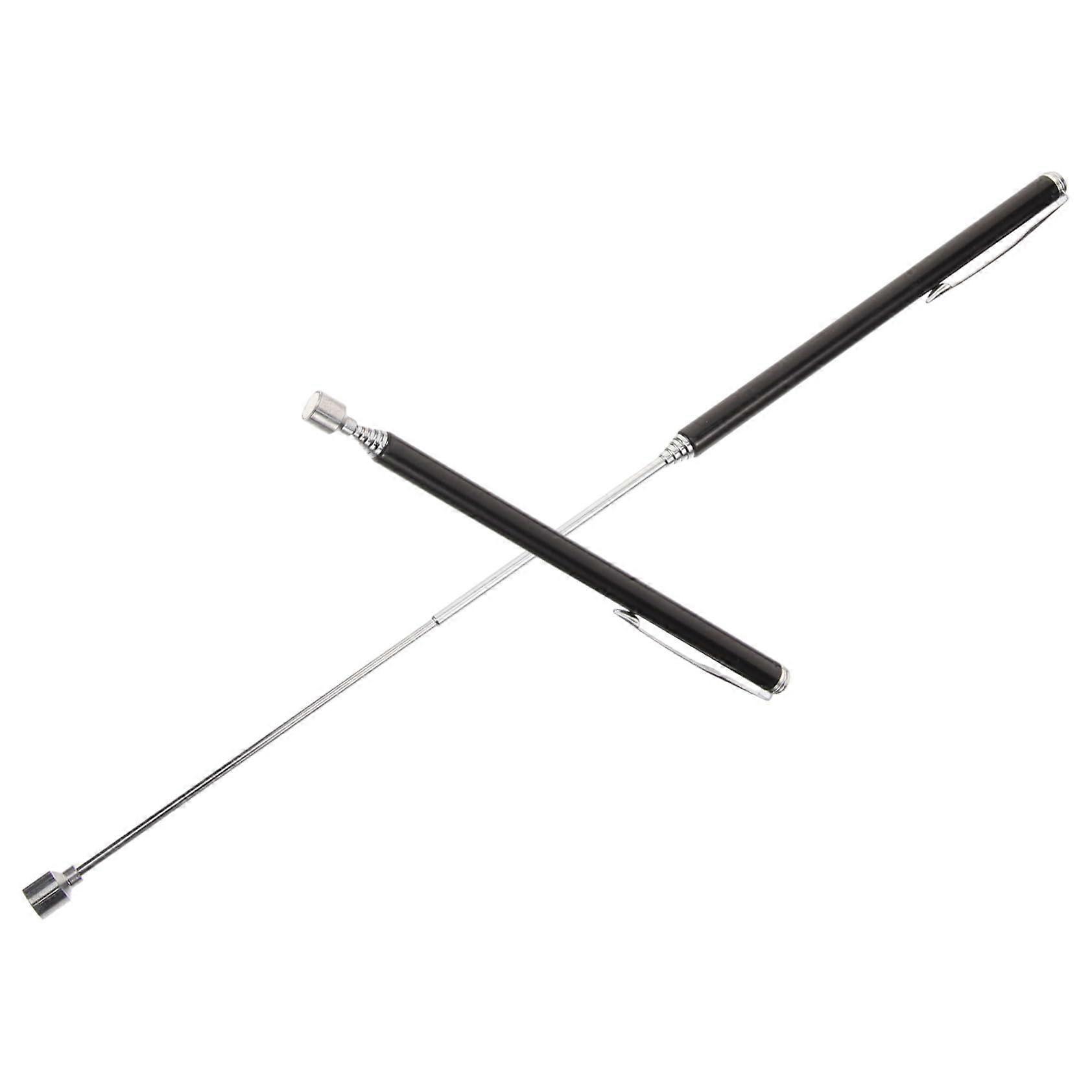 Telescopic Magnetic Grabber 1 Set Portable Magnetic Lifter With Pocket Clip Compact And Light For Metal Objects 2 Pieces