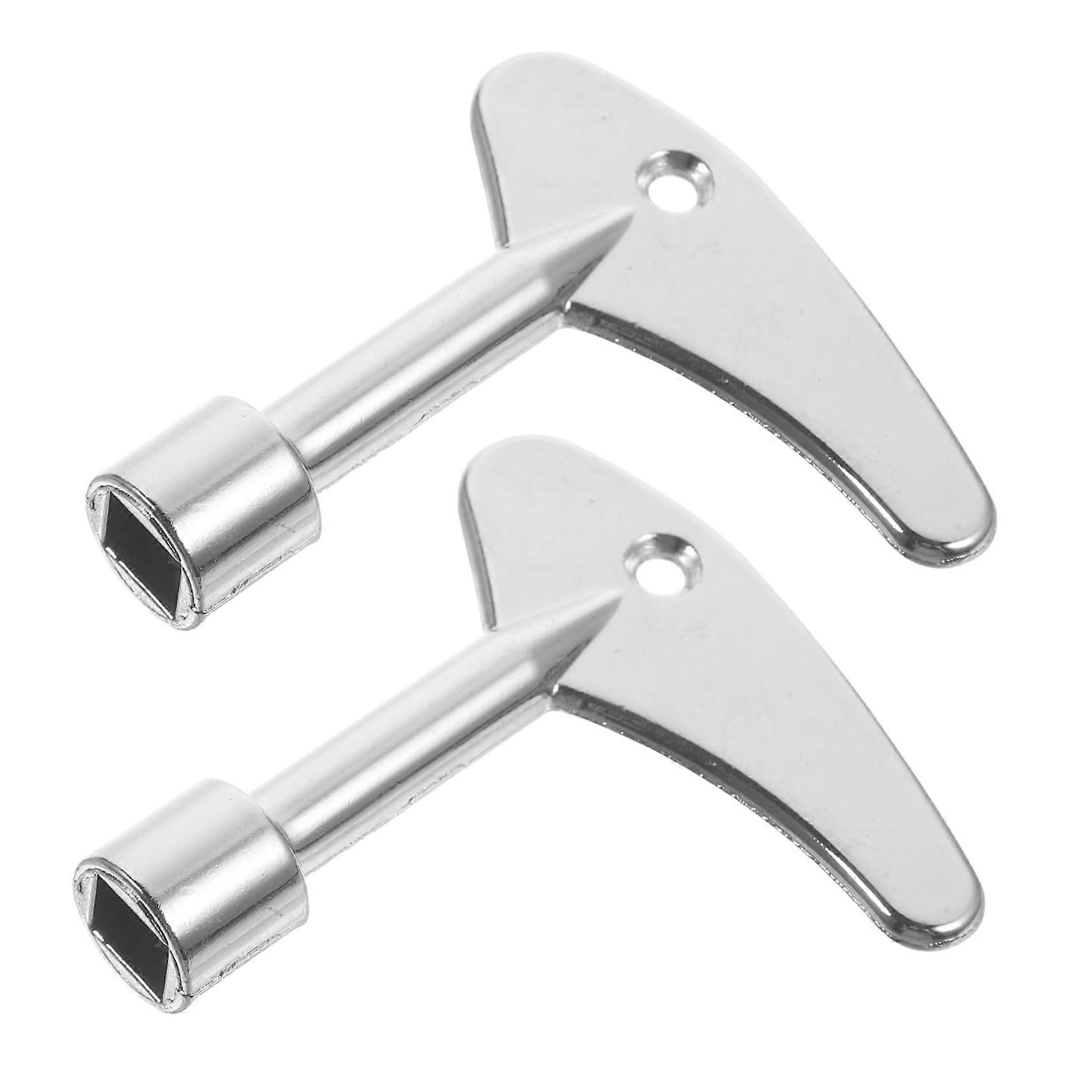 2 Pack Elevator Service Utility Keys for Water Meters Radiators and Electrical Cabinets
