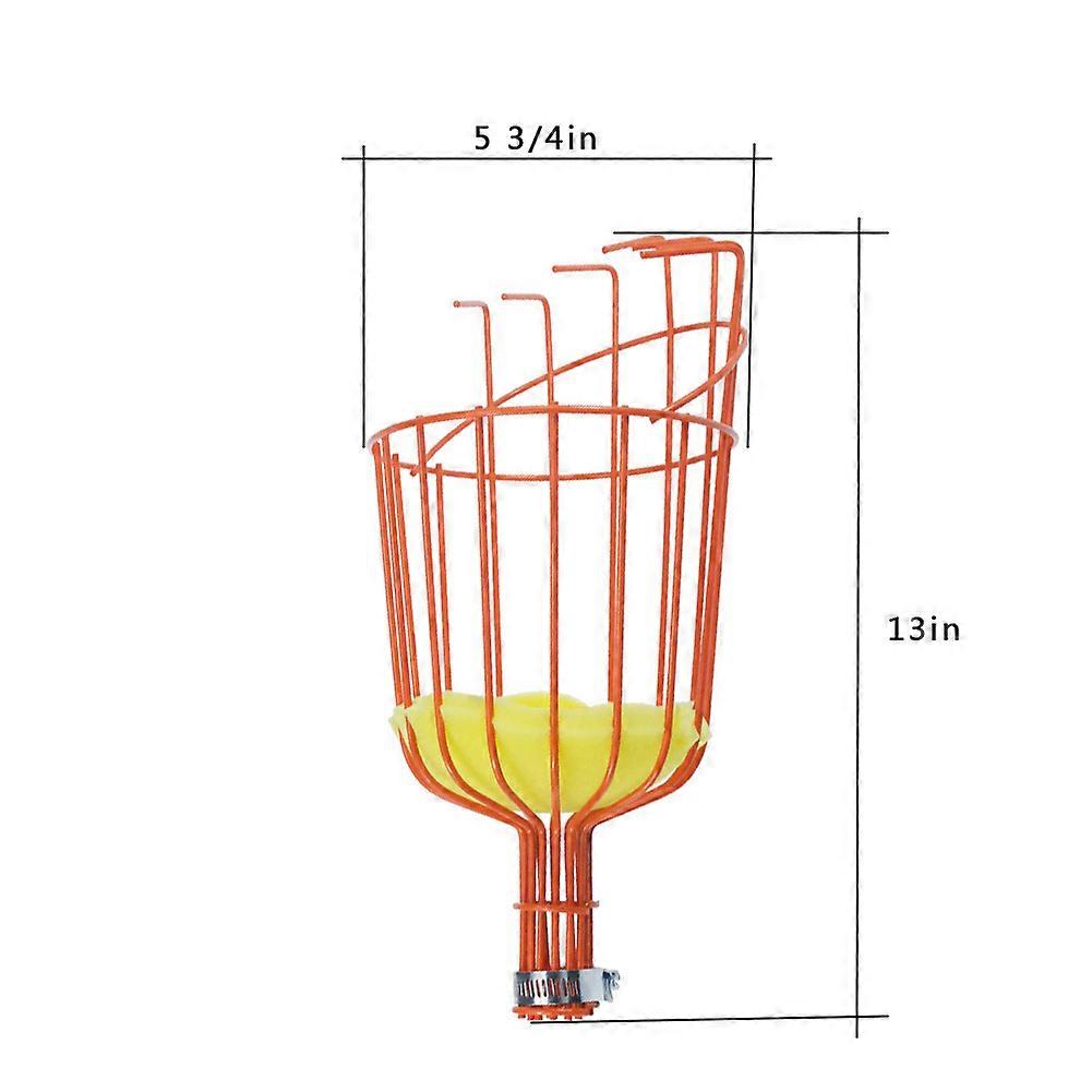 Garden Hand Tools Fruit Dryer Harvester Harvester Basket with Cushion Garden for Fresh Fruit Picking